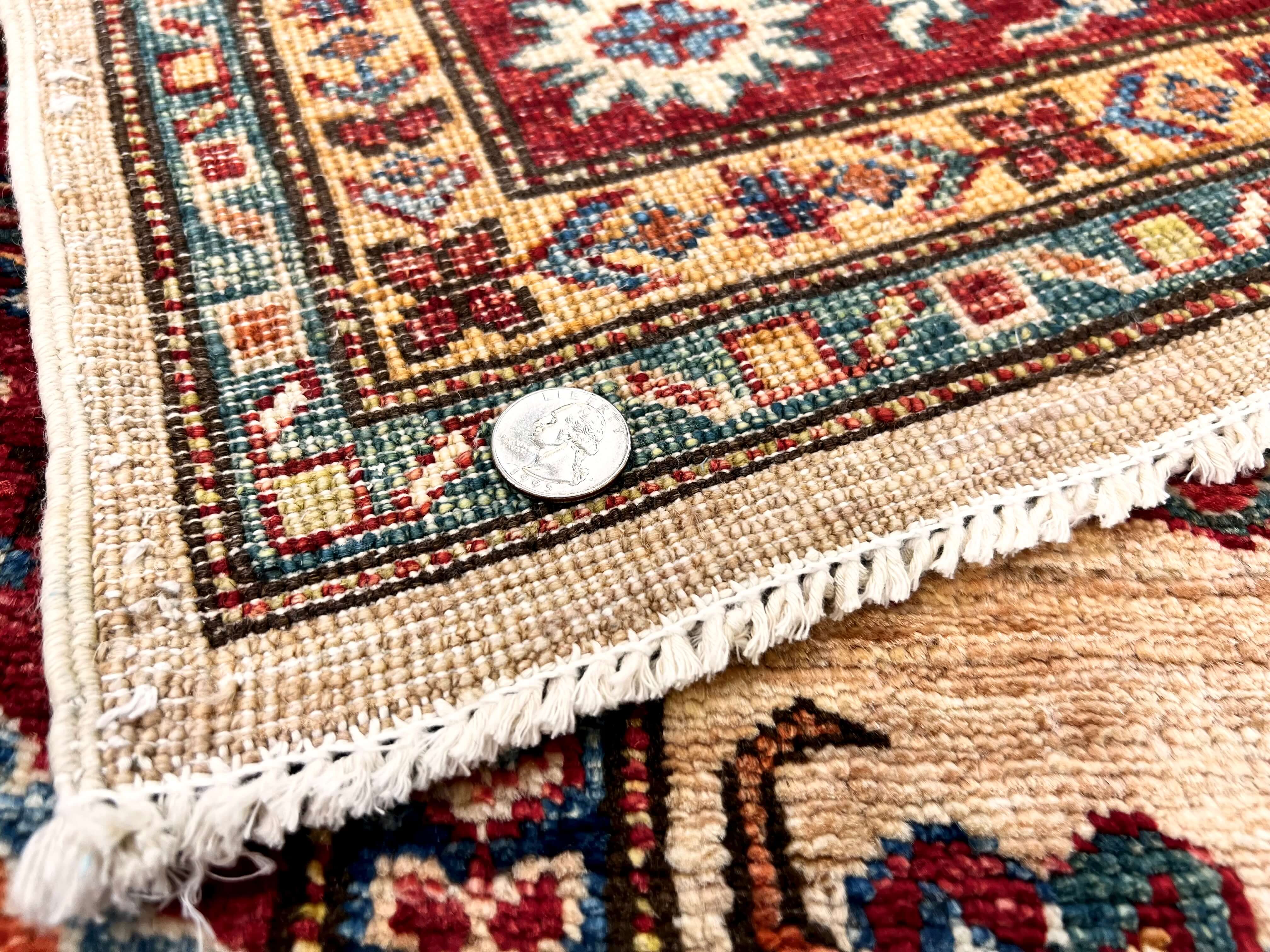 Super Kazak red/ivory 3'04"x4'08" - Image 5