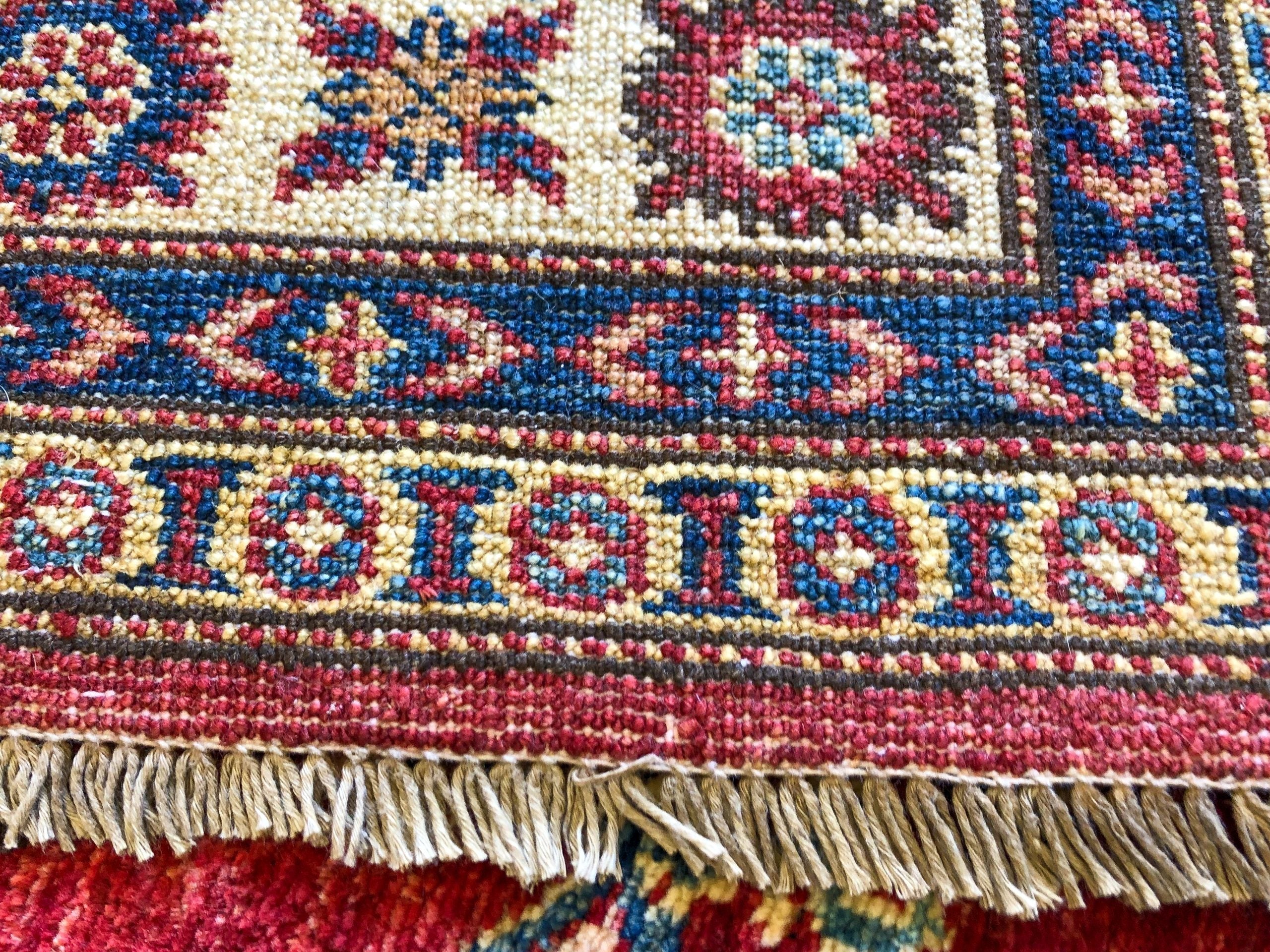Super Kazak red/ivory (3x5) - Image 5