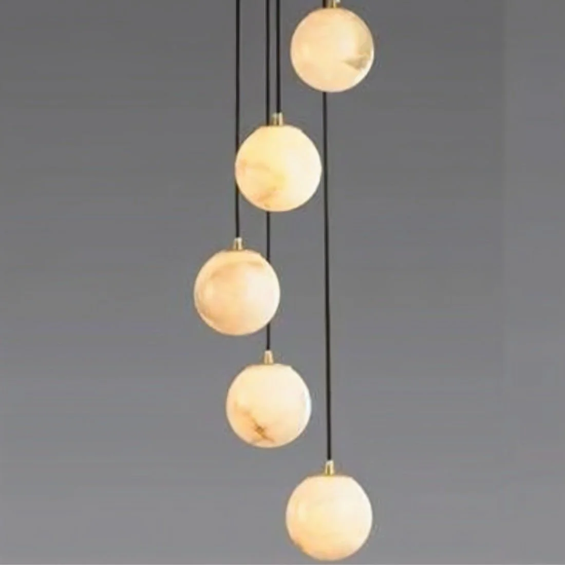 Tama Alabaster Chandelier Light - Image 14