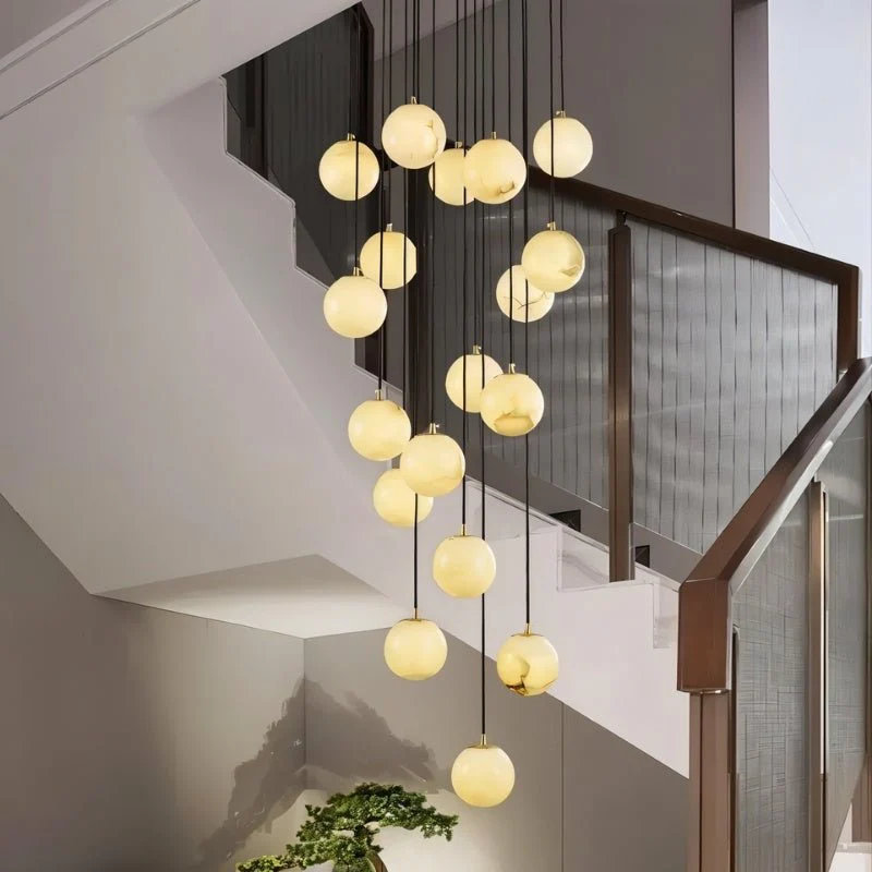 Tama Alabaster Chandelier Light - Image 7
