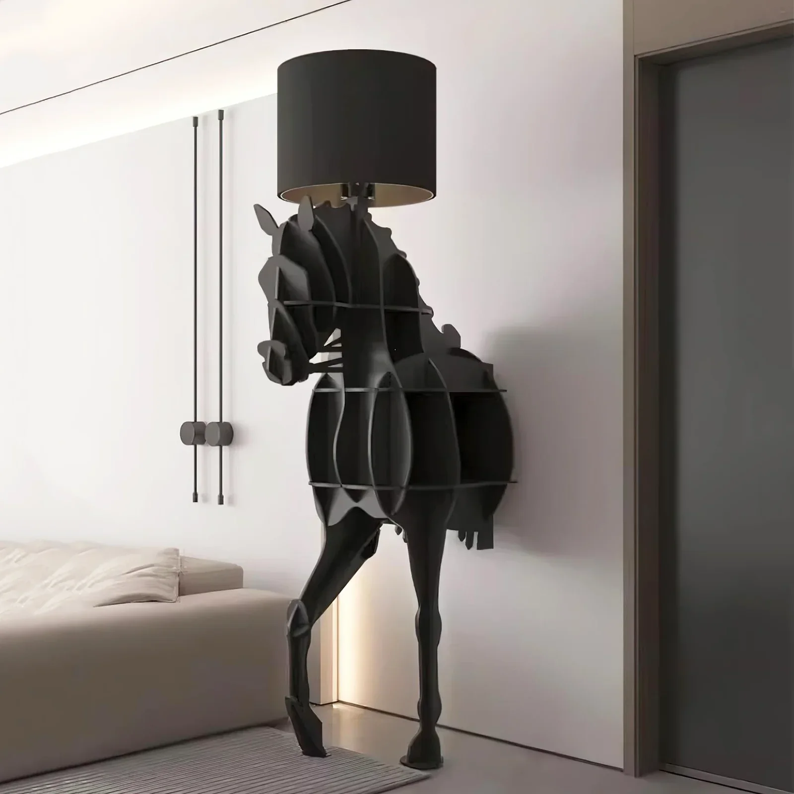 Tete Horse Stand Floor Lamp - Image 3