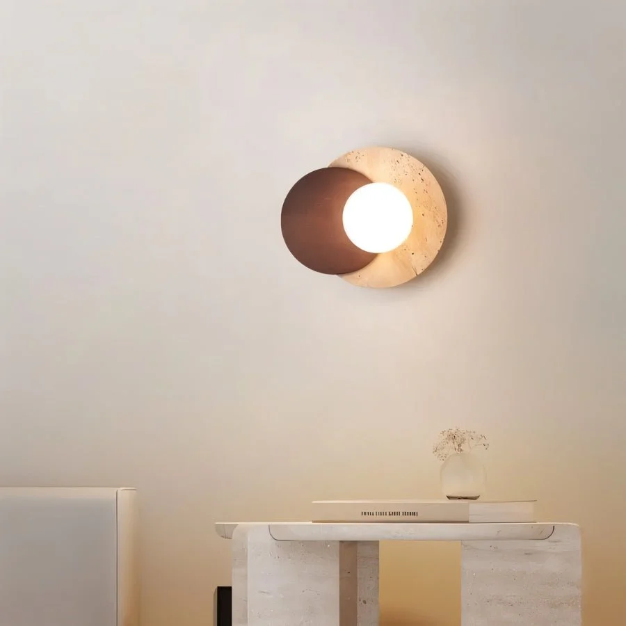Teus Travertine Wall Lamp - Image 6