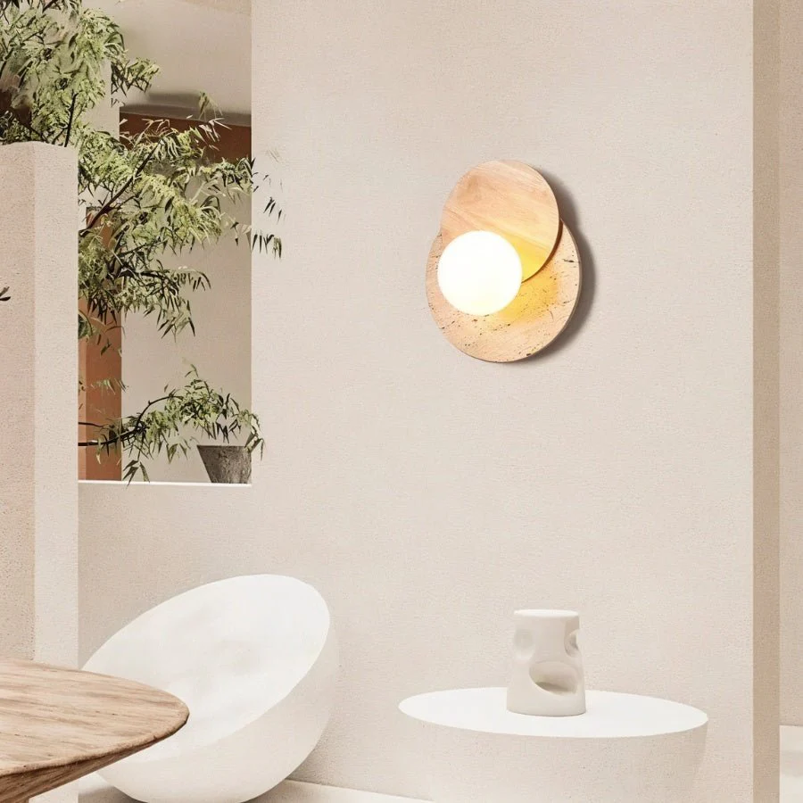 Teus Travertine Wall Lamp - Image 8