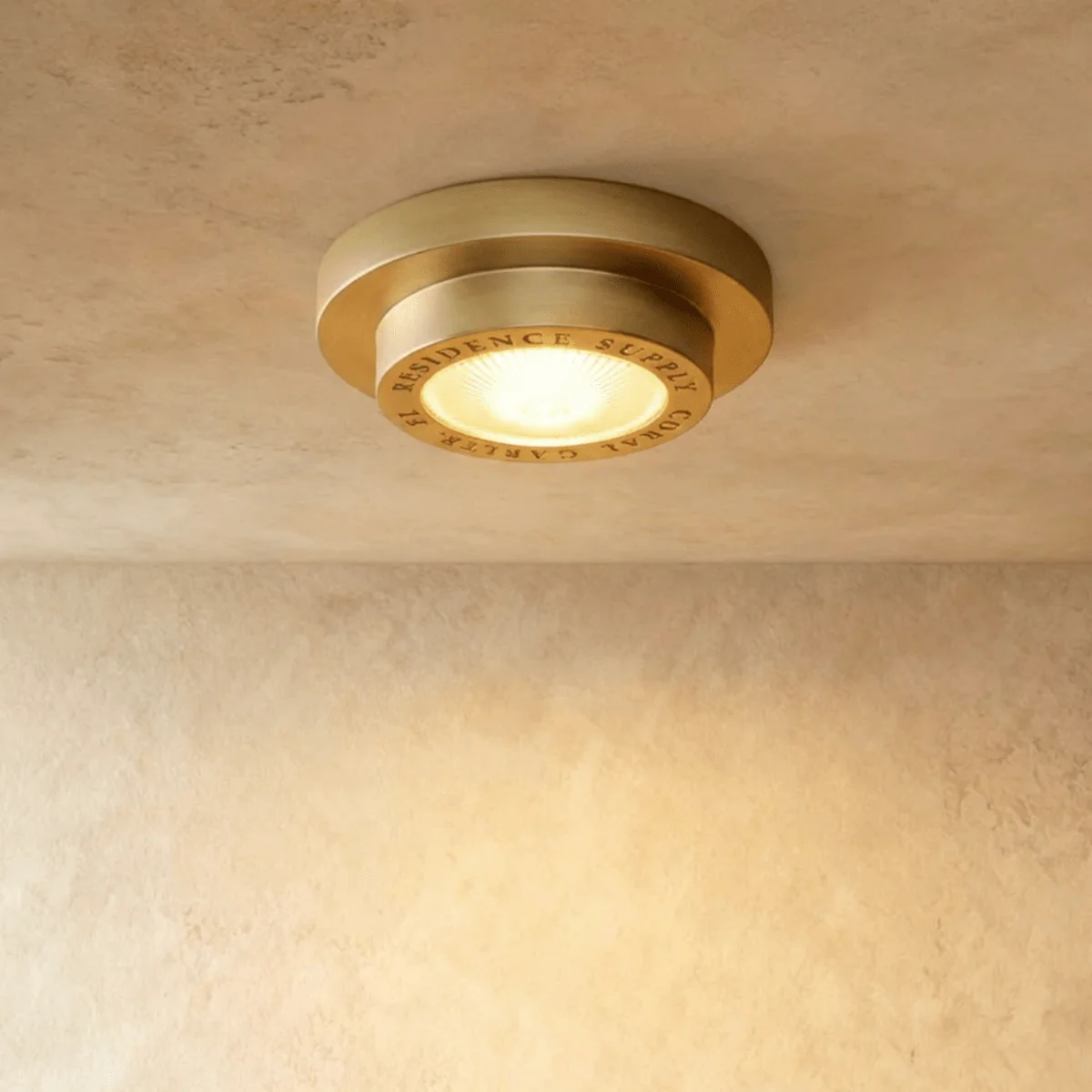 The Brass Ceiling Lamp