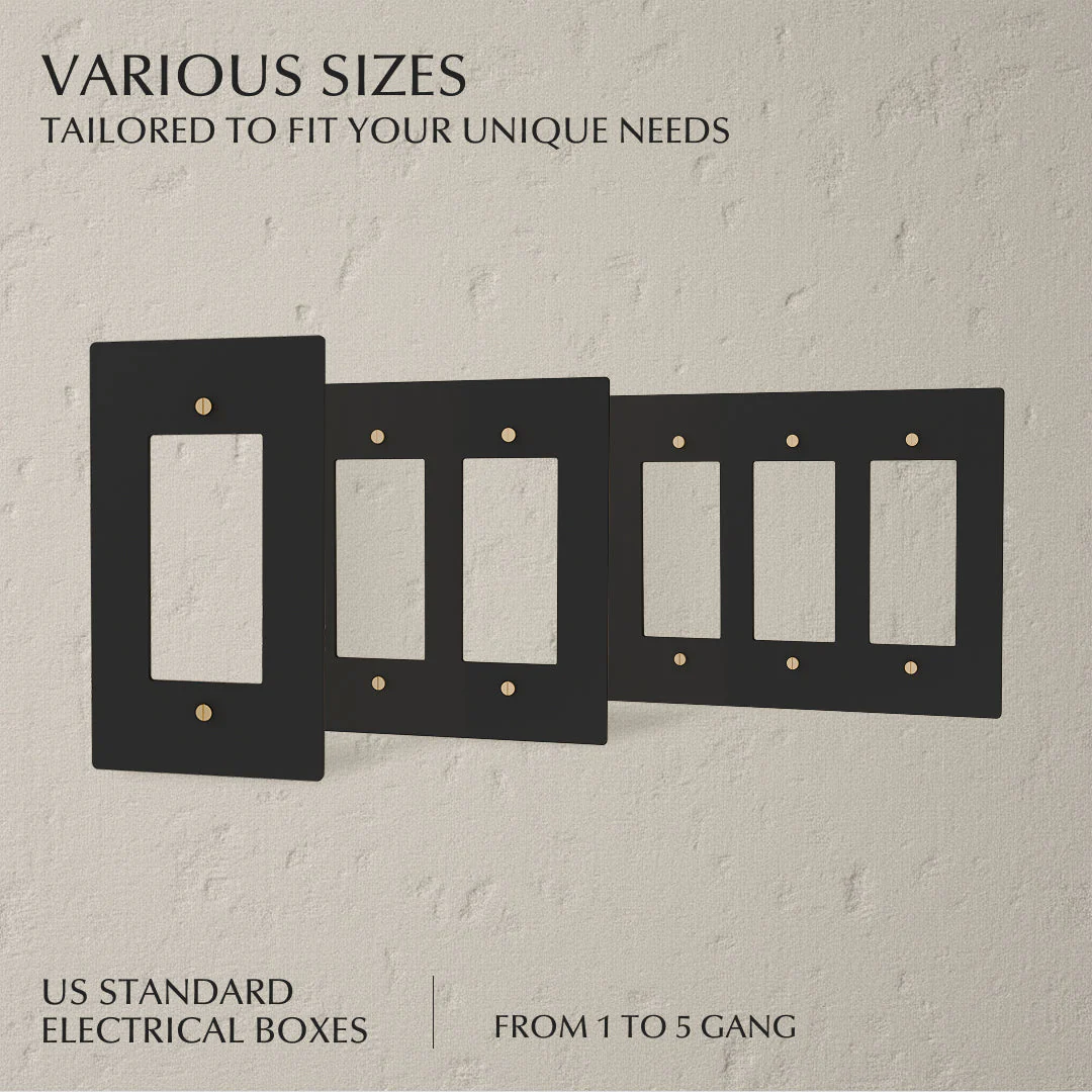 The Brass Plate (Night Black with Brass) - Image 2