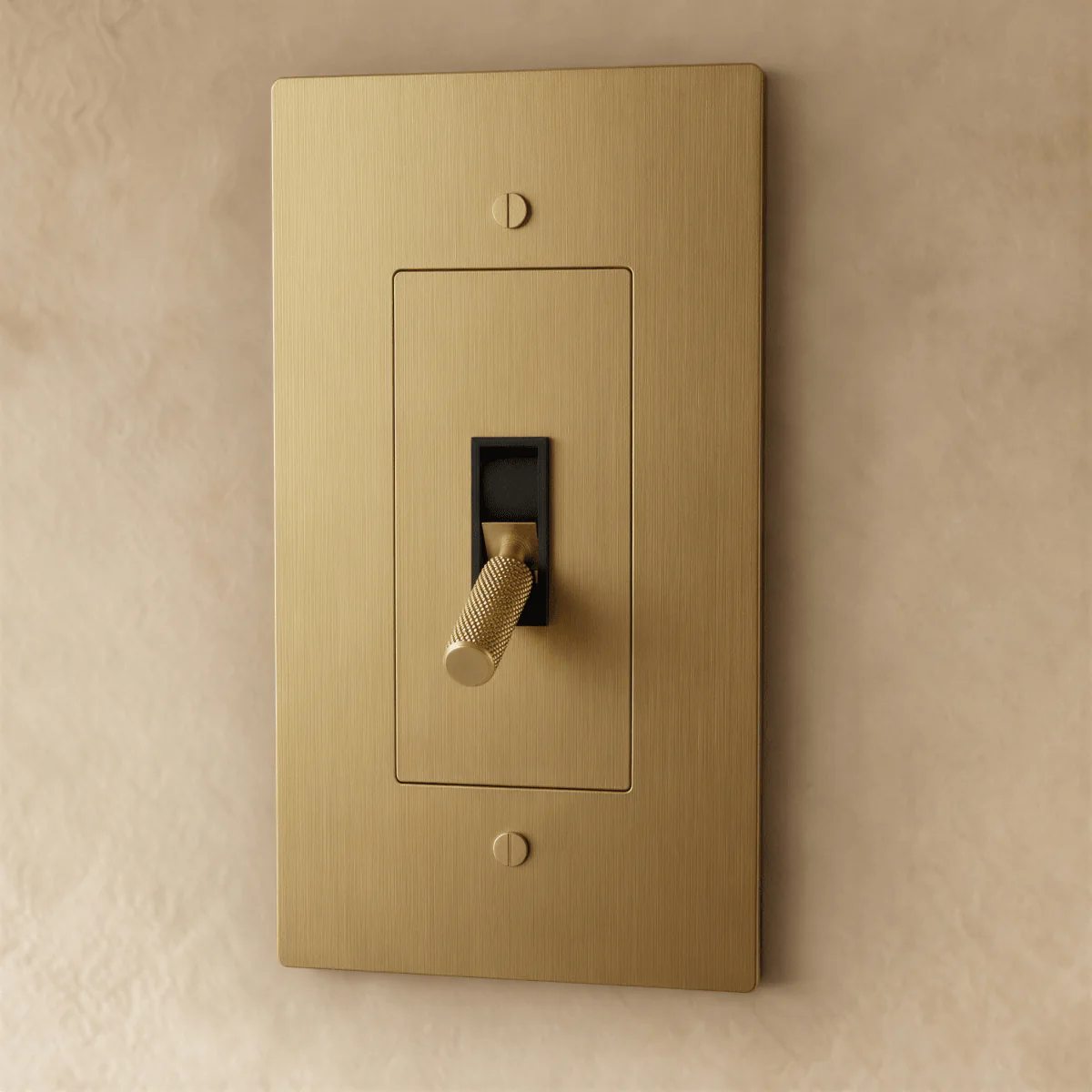 The Brass Toggle Switch (1 to 5 Gang)