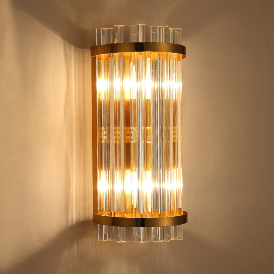 Three Sided Crystal Rod Wall Lamp - Image 14