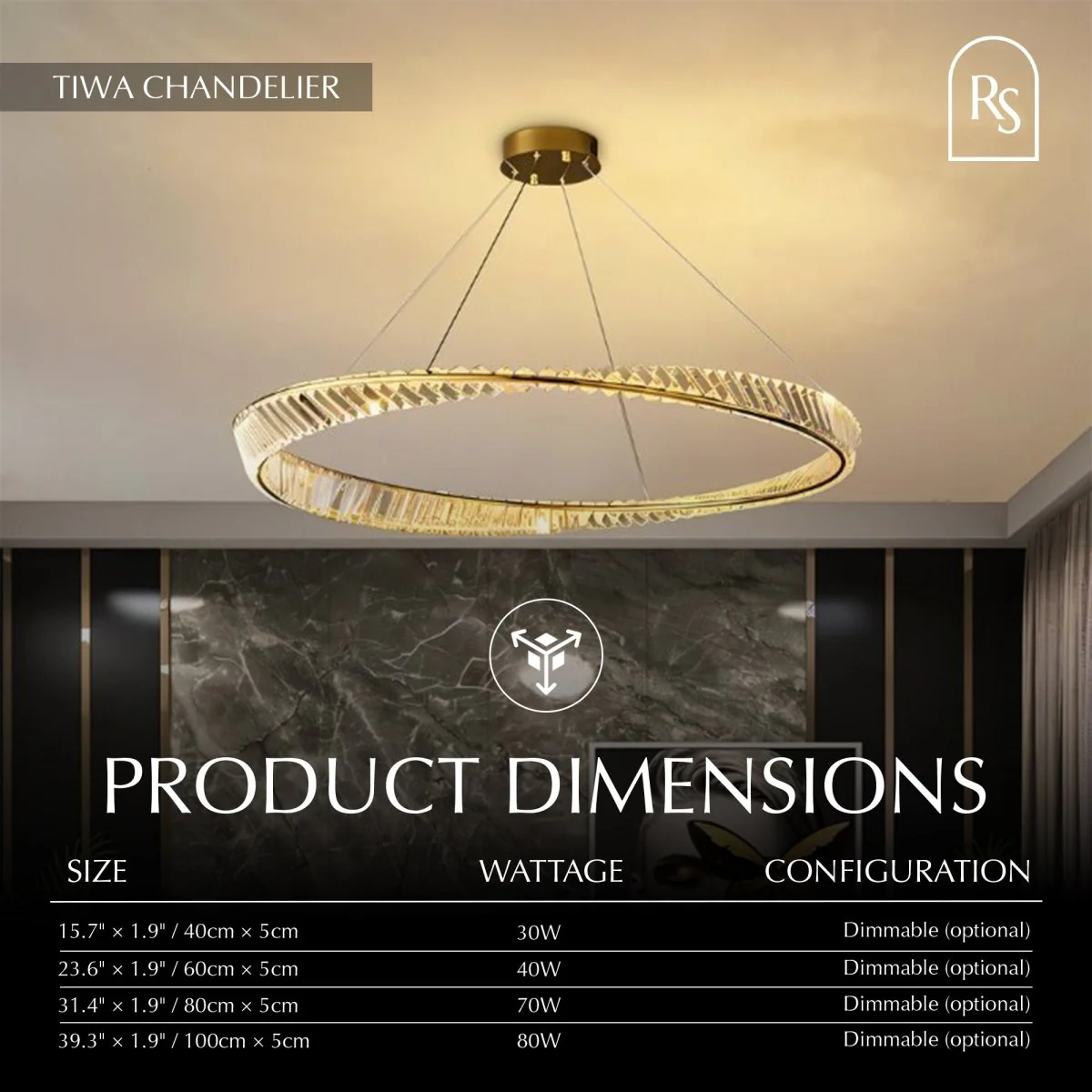 Tiwa Chandelier - Image 8