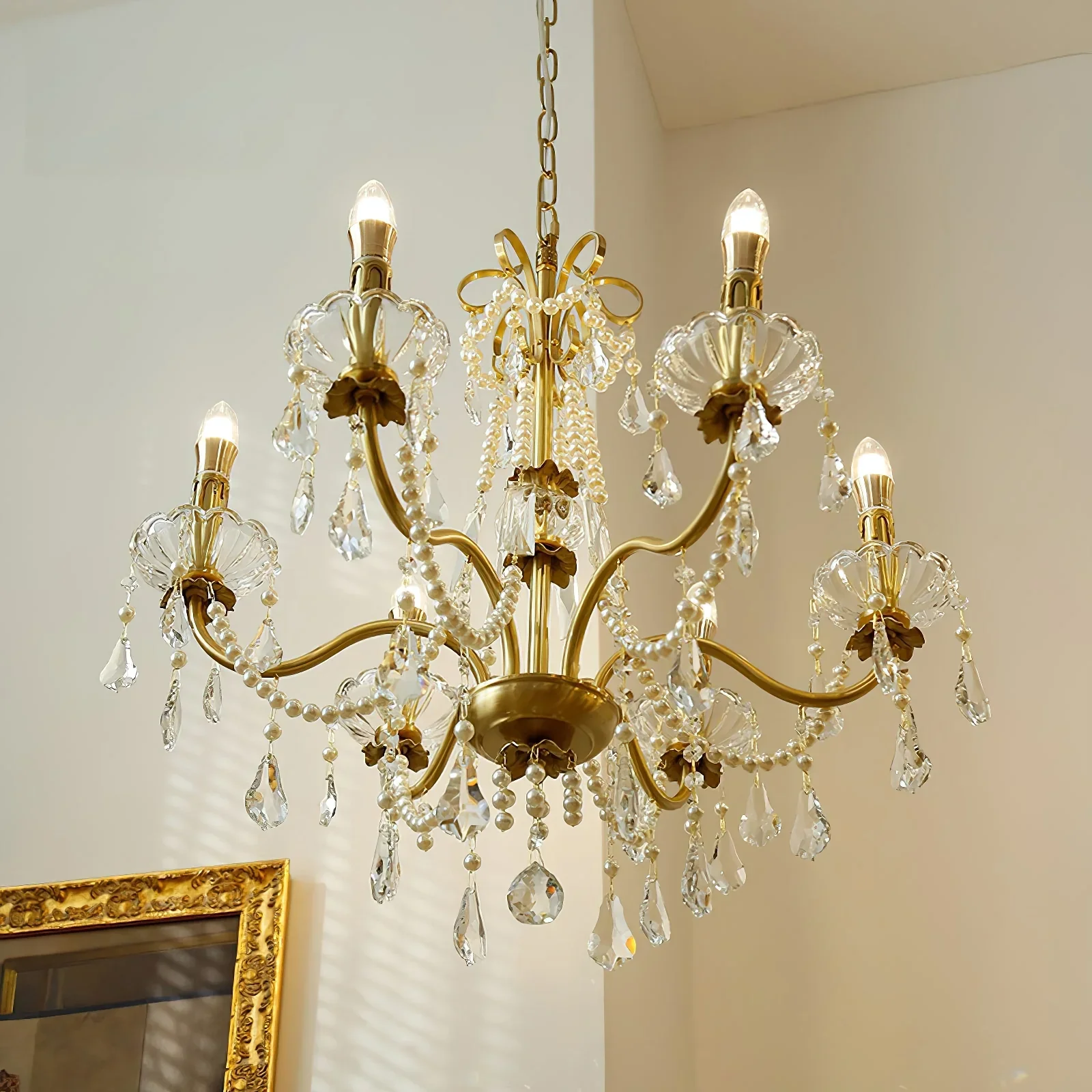 Floral Candelabra Crystal Chandelier - Image 10