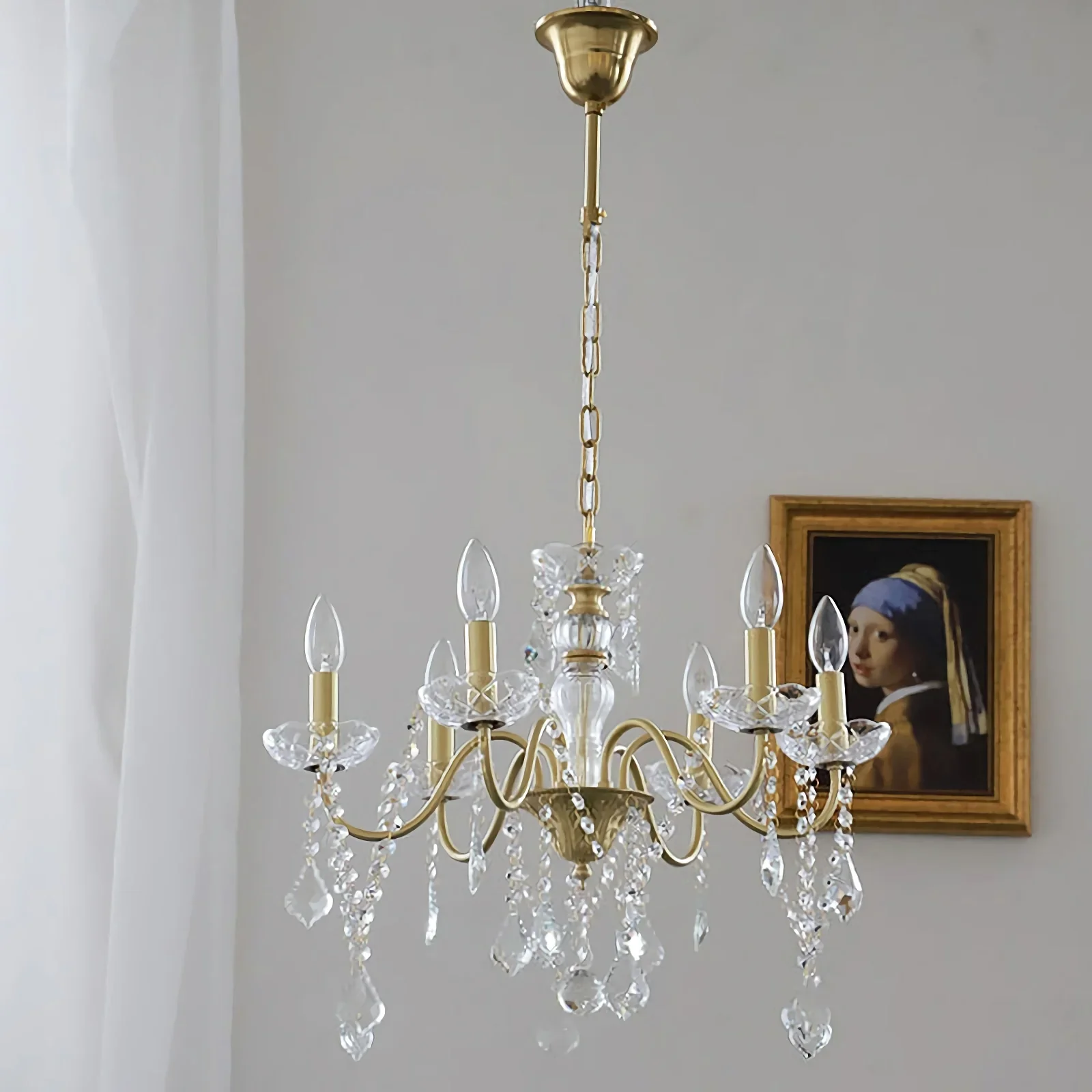 Floral Candelabra Crystal Chandelier - Image 14