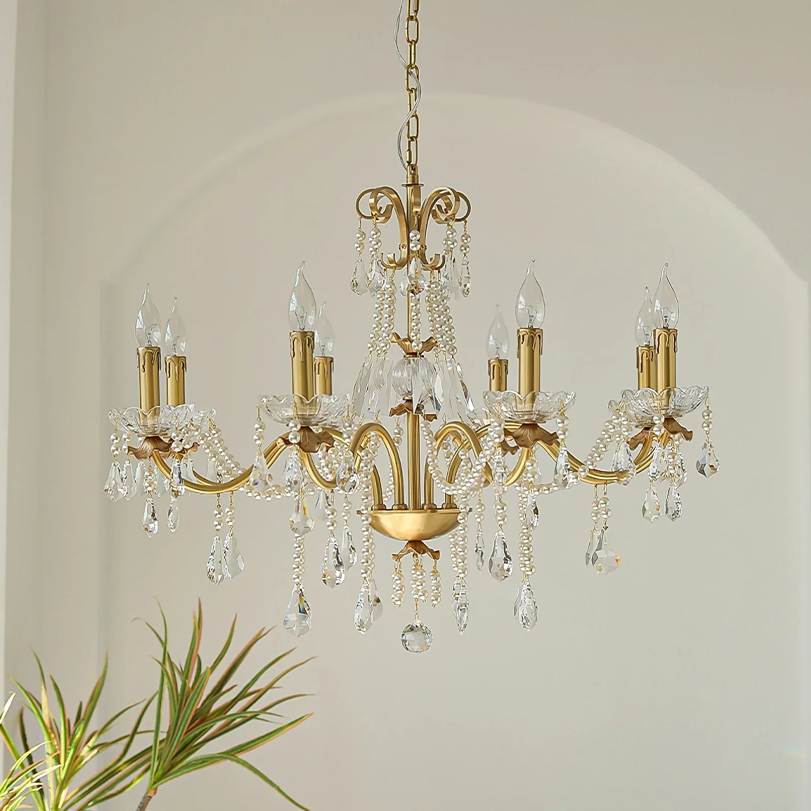 Floral Candelabra Crystal Chandelier - Image 16