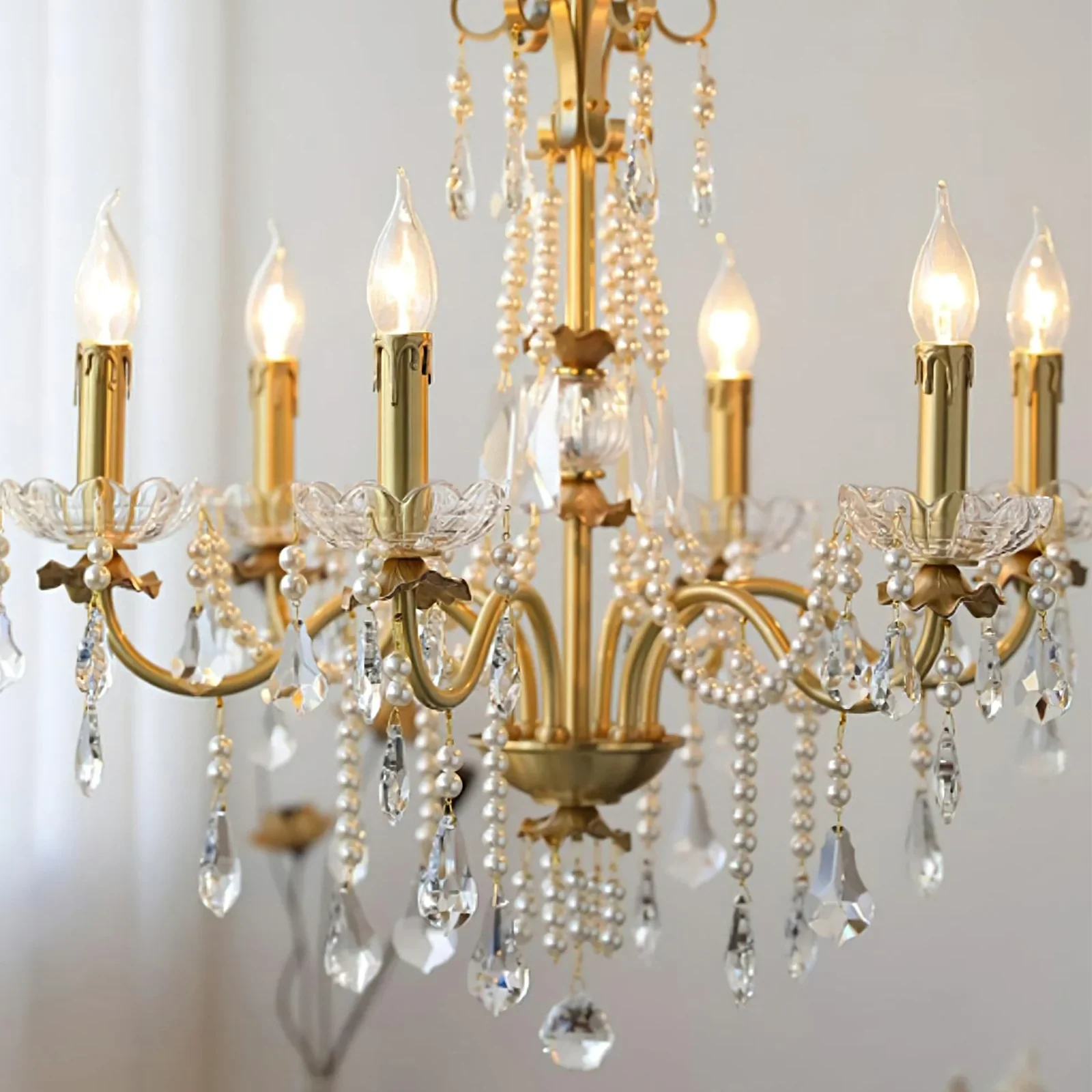 Floral Candelabra Crystal Chandelier - Image 17