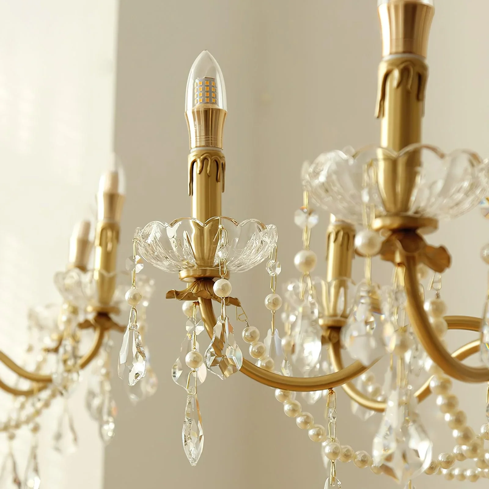 Floral Candelabra Crystal Chandelier - Image 22