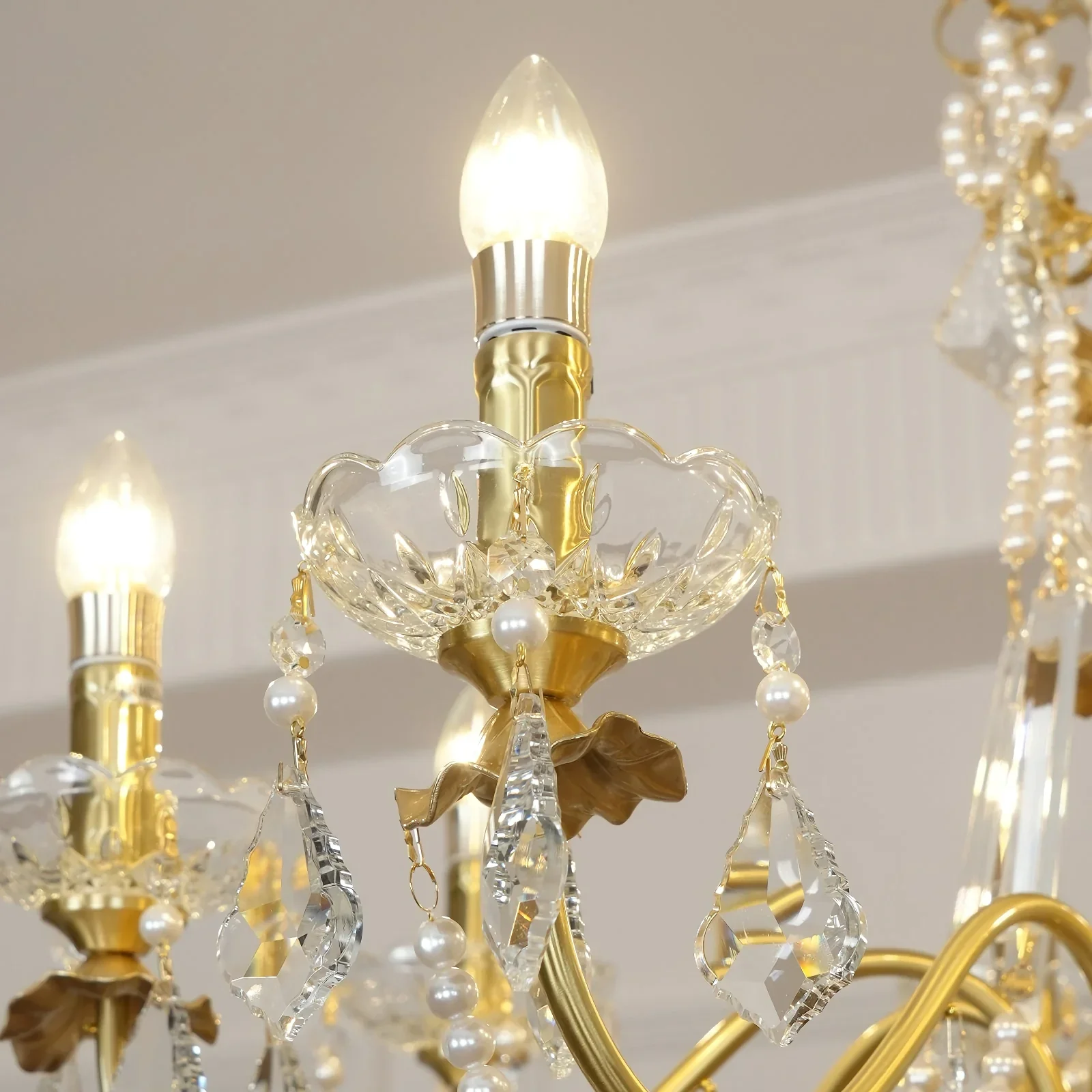 Floral Candelabra Crystal Chandelier - Image 25