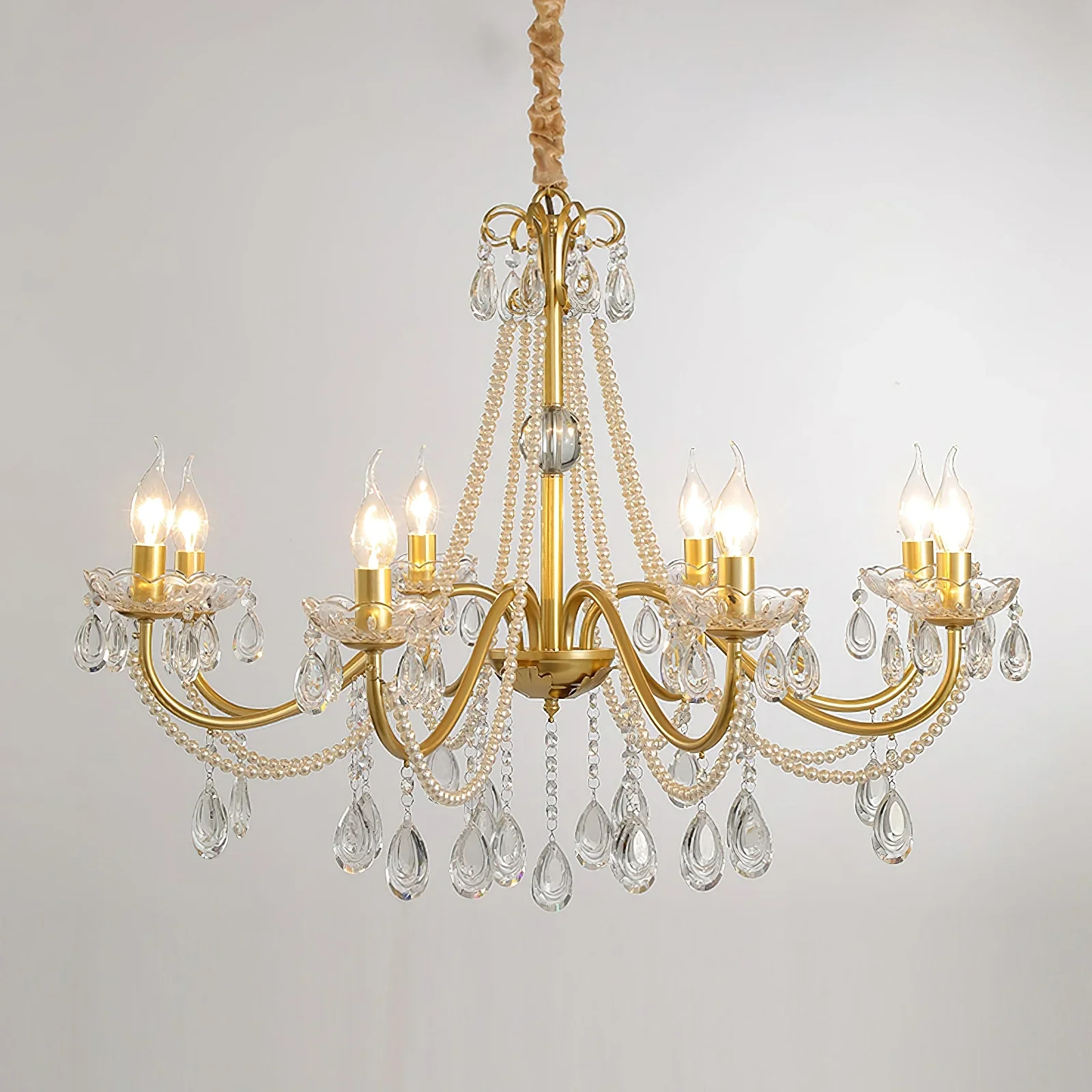 Floral Candelabra Crystal Chandelier - Image 27