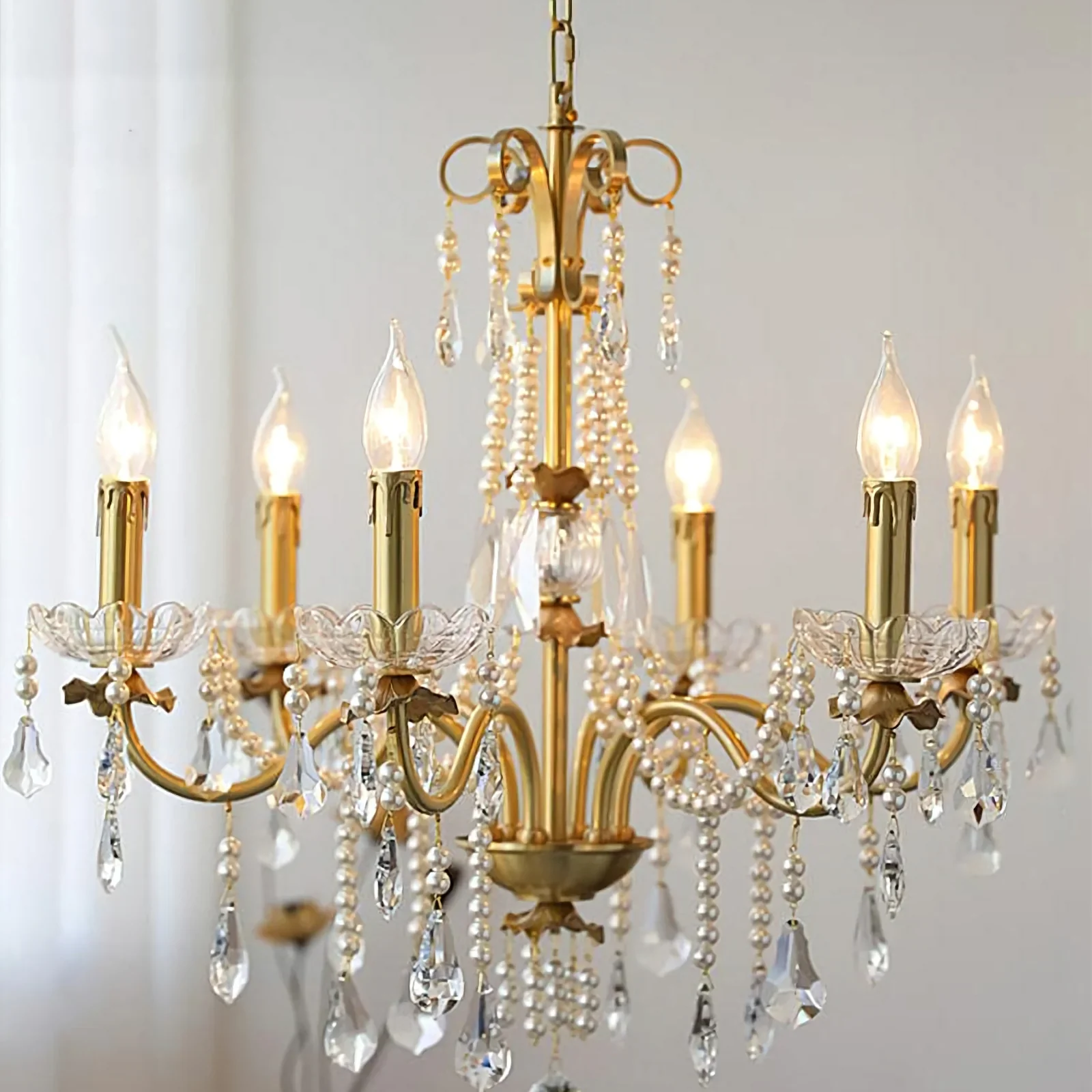 Floral Candelabra Crystal Chandelier - Image 28
