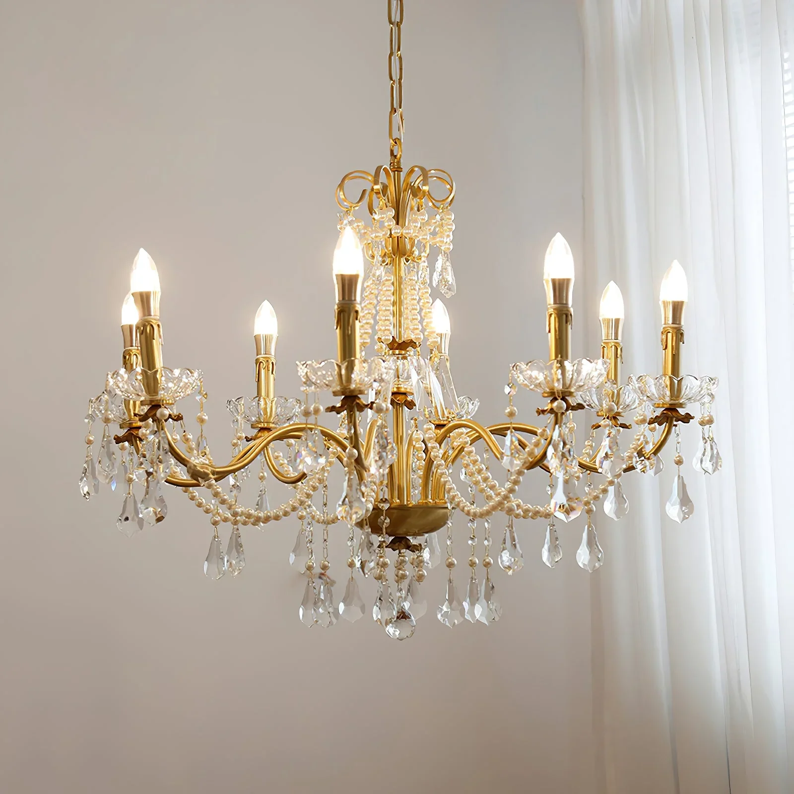 Floral Candelabra Crystal Chandelier - Image 29