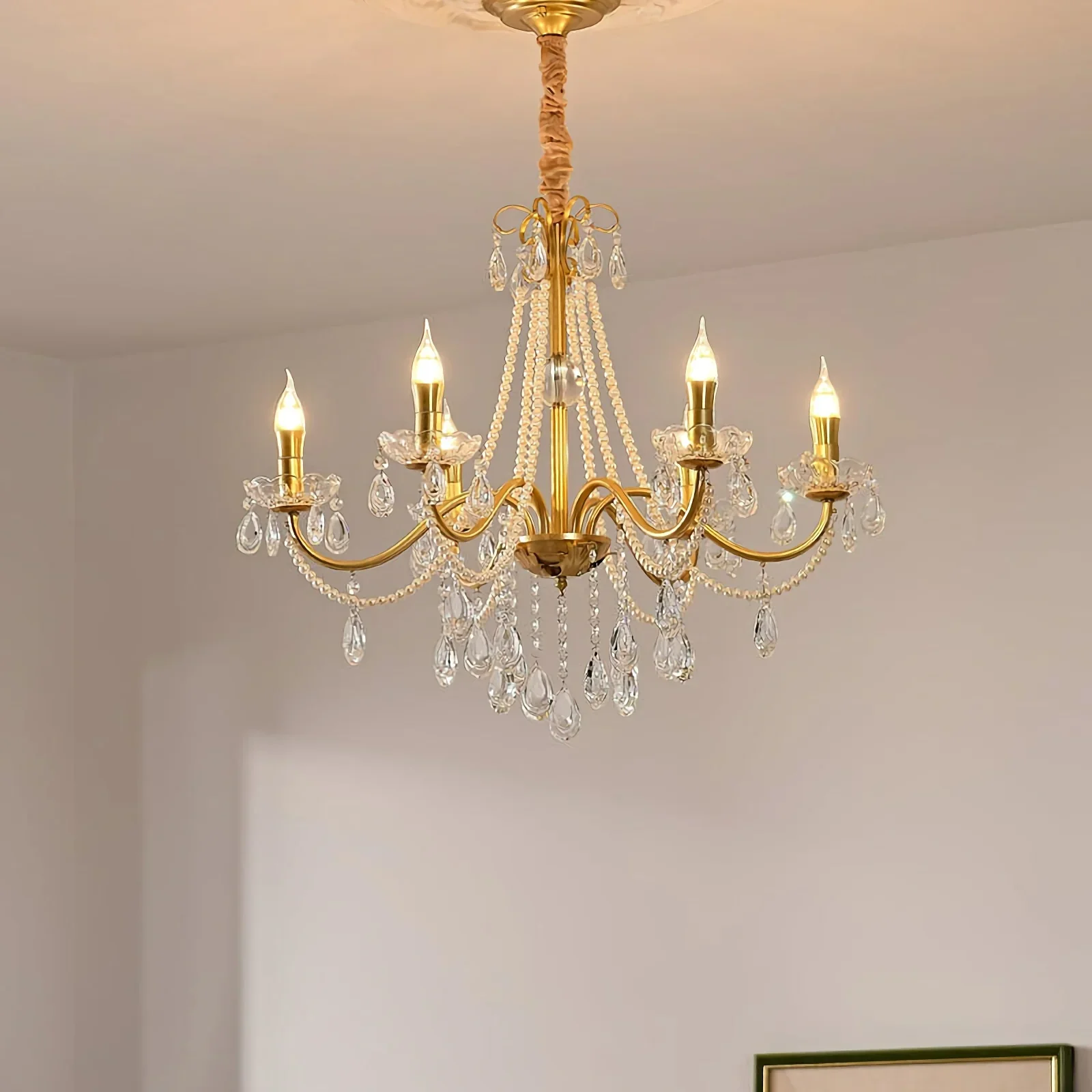 Floral Candelabra Crystal Chandelier - Image 32