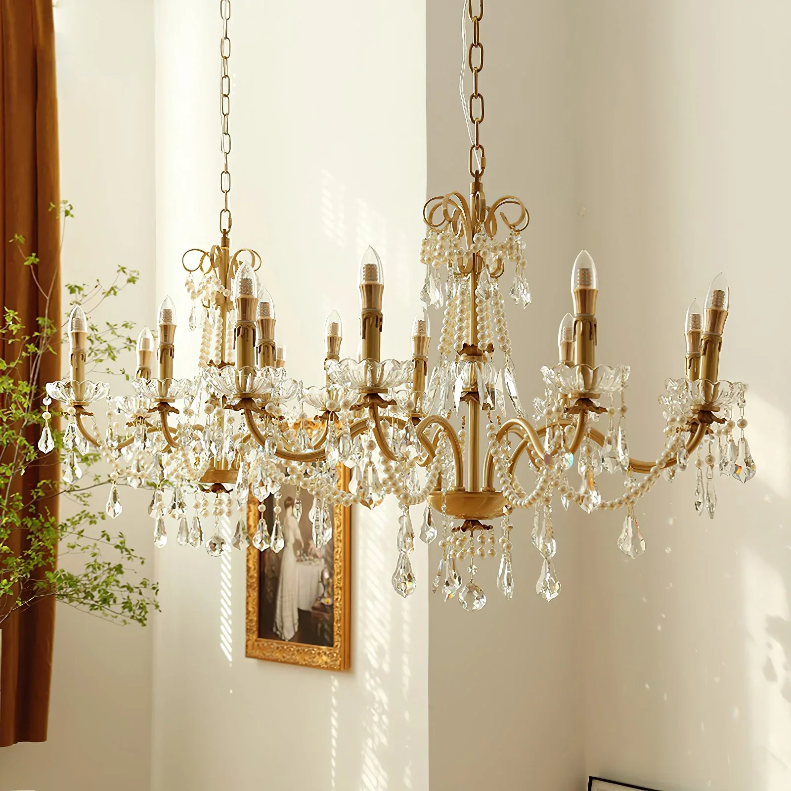 Floral Candelabra Crystal Chandelier - Image 5