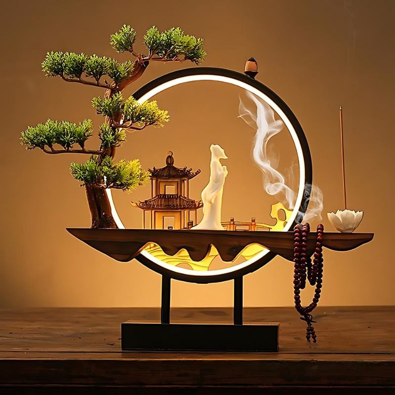 Tranquil Incense Burner Table Lamp - Image 4