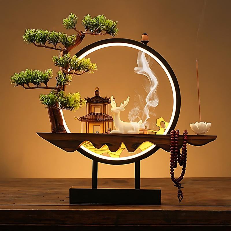 Tranquil Incense Burner Table Lamp - Image 6