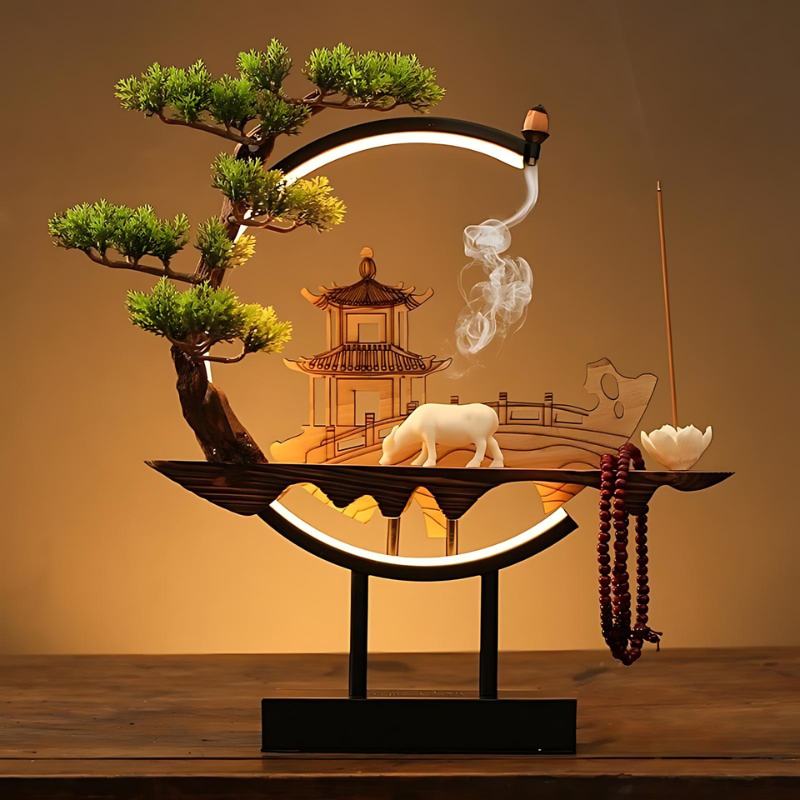 Tranquil Incense Burner Table Lamp - Image 7