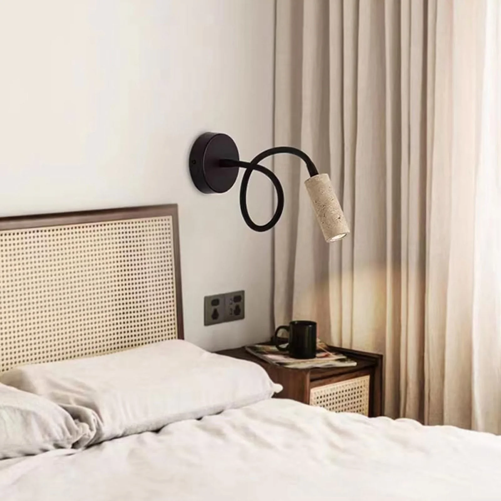 Travertine Adjustable Wall Light - Image 6