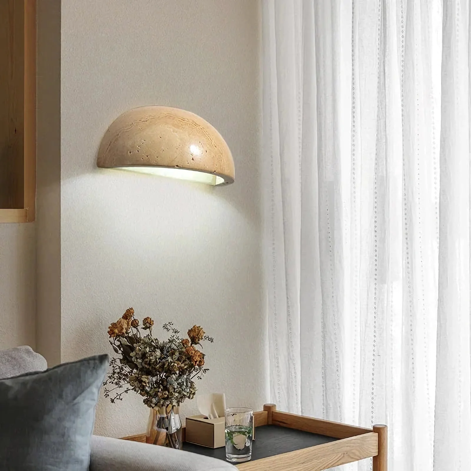 Travertine Art Wall Lamp - Image 12