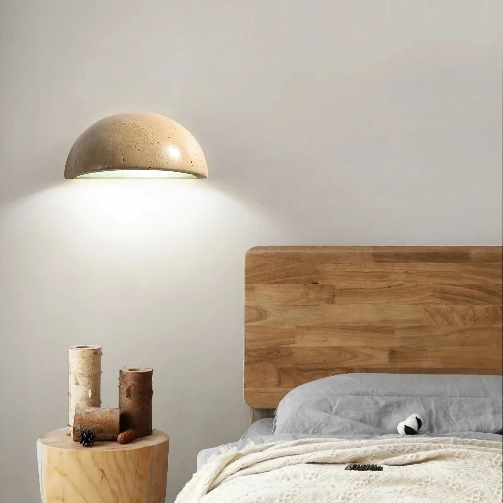 Travertine Art Wall Lamp - Image 8