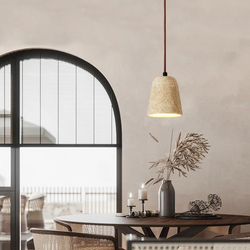 Travertine Pendant Light - Image 5