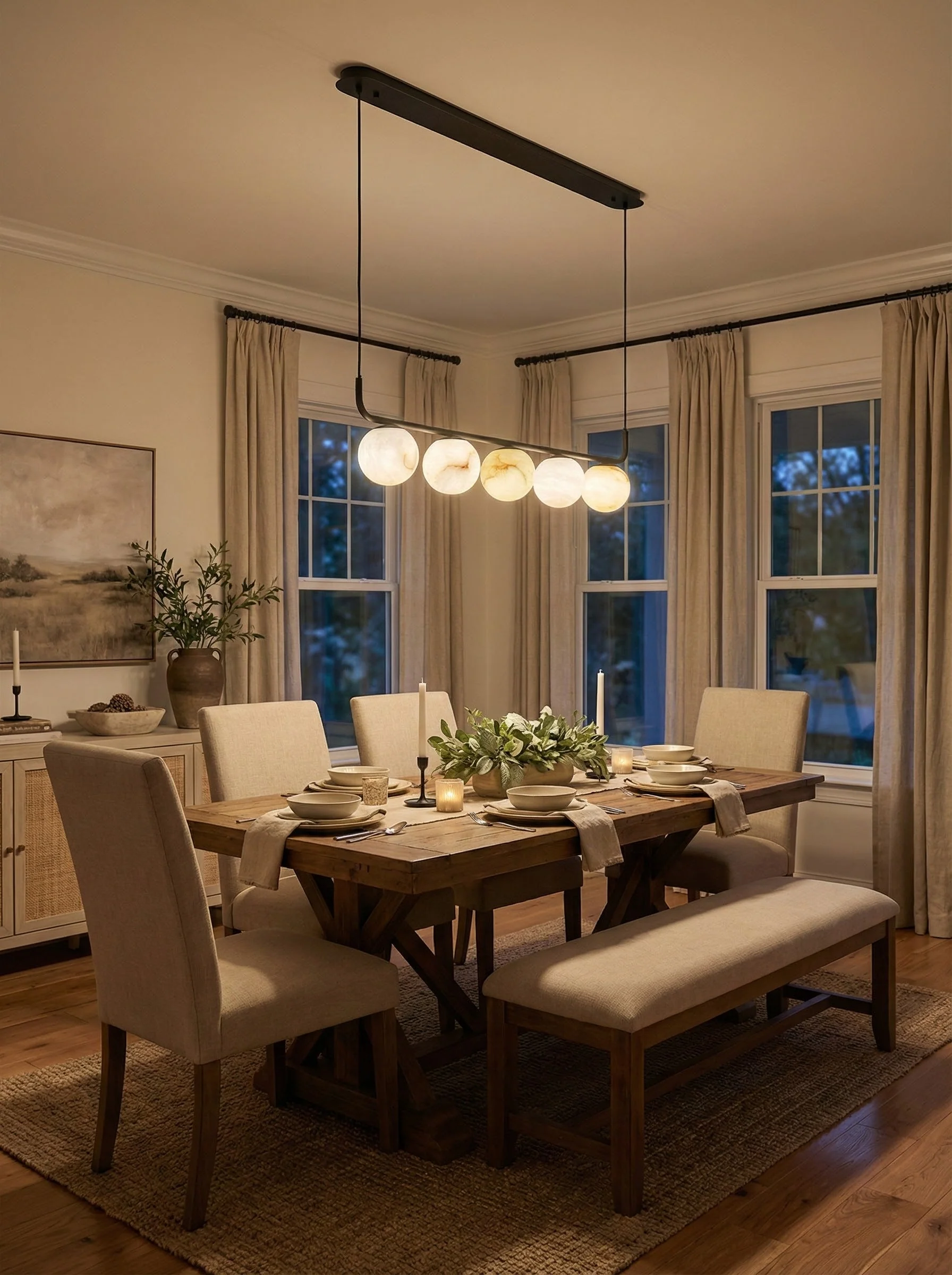 Tribeca Alabaster Pendant Lamp - Image 2
