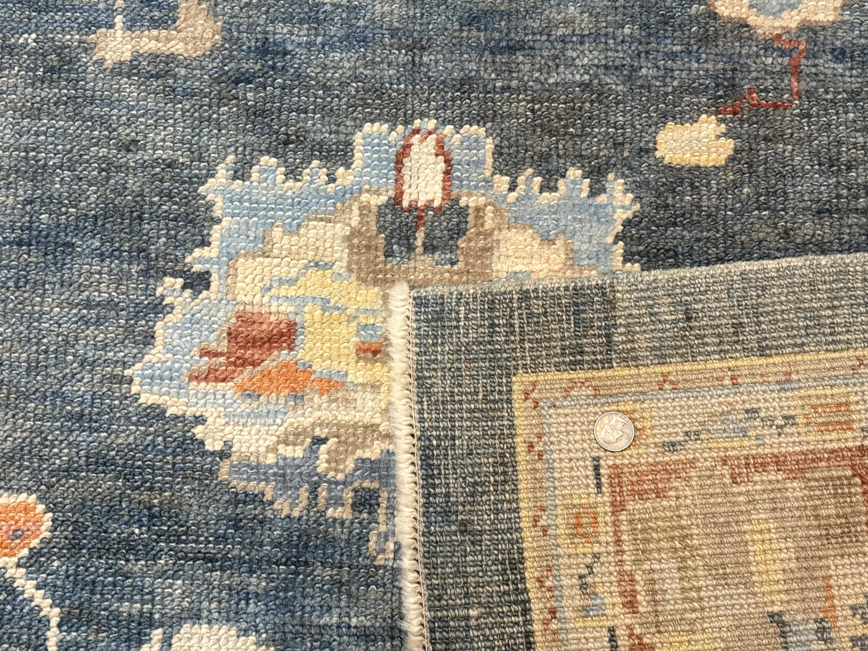 Turkish Oushak Rug 6x9, Sultanabad Carpet, Medium Size Oriental Rug - Image 10