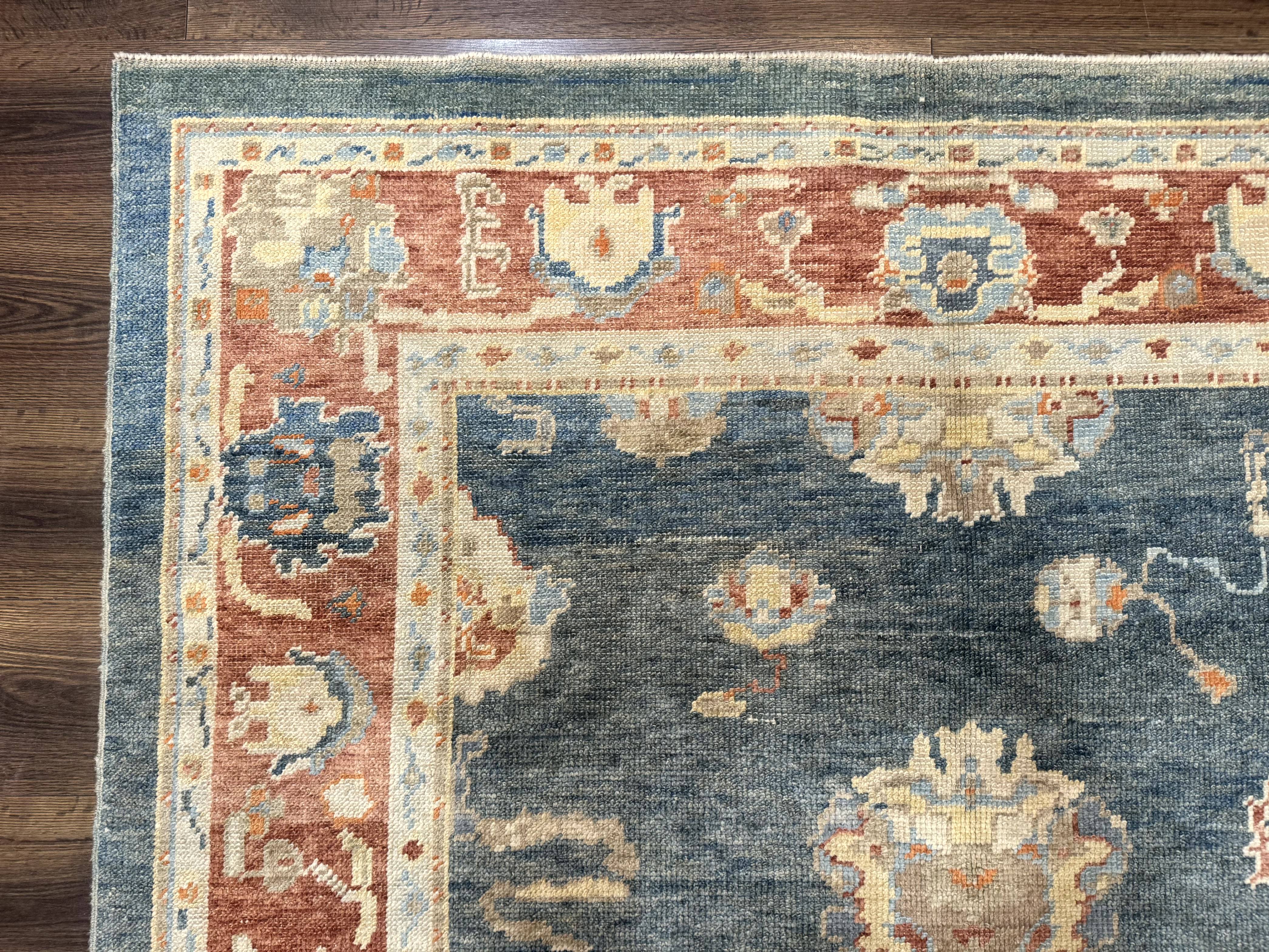 Turkish Oushak Rug 6x9, Sultanabad Carpet, Medium Size Oriental Rug - Image 6