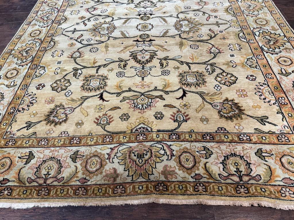 Turkish Oushak Rug 8x10, Vintage Wool Carpet - Image 5