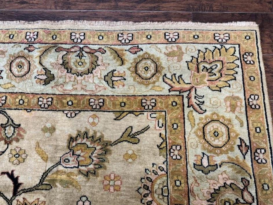Turkish Oushak Rug 8x10, Vintage Wool Carpet - Image 7