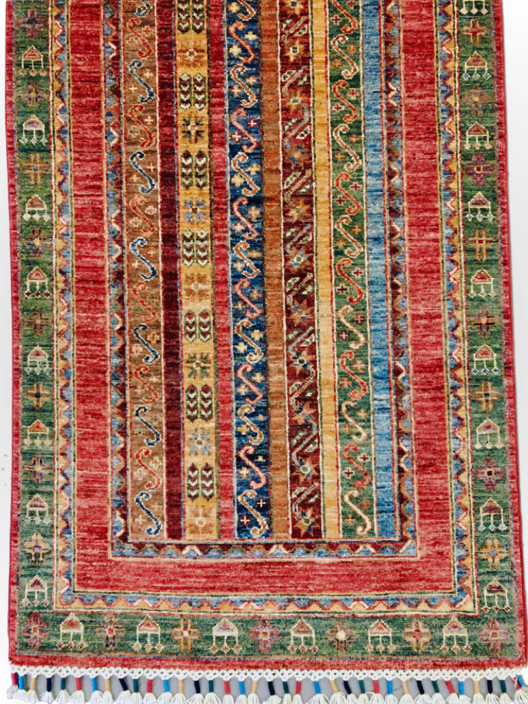 Turkish Shawl 8' Runner red/mt - Image 2