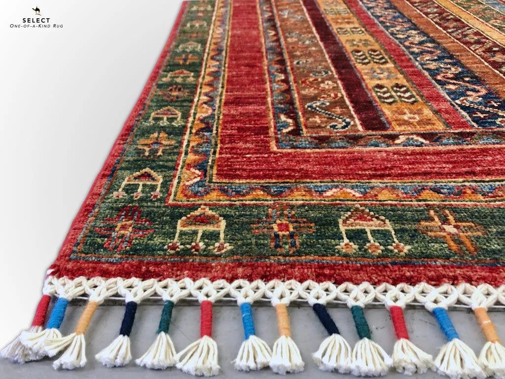 Turkish Shawl 8' Runner red/mt - Image 3