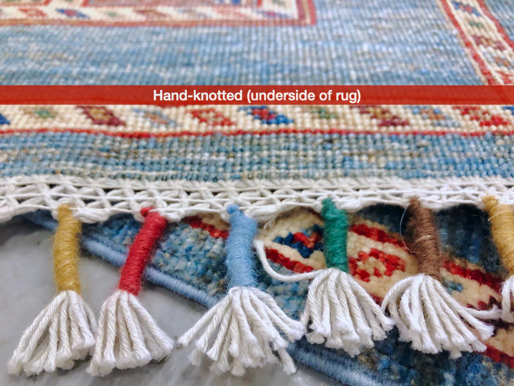 Turkish Shawl mt/blue 11' Runner - Image 8