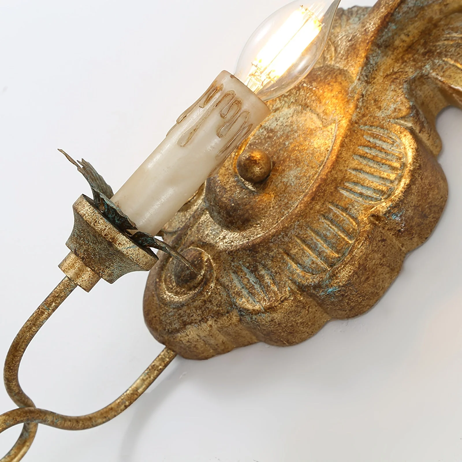 Verdure Wood Vintage Wall Lamp - Image 16