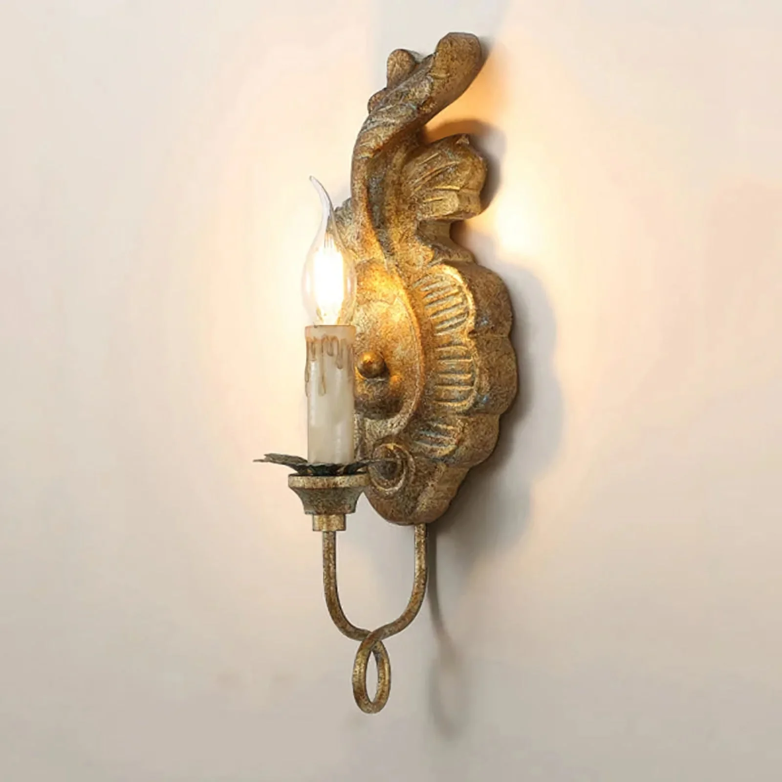 Verdure Wood Vintage Wall Lamp - Image 18