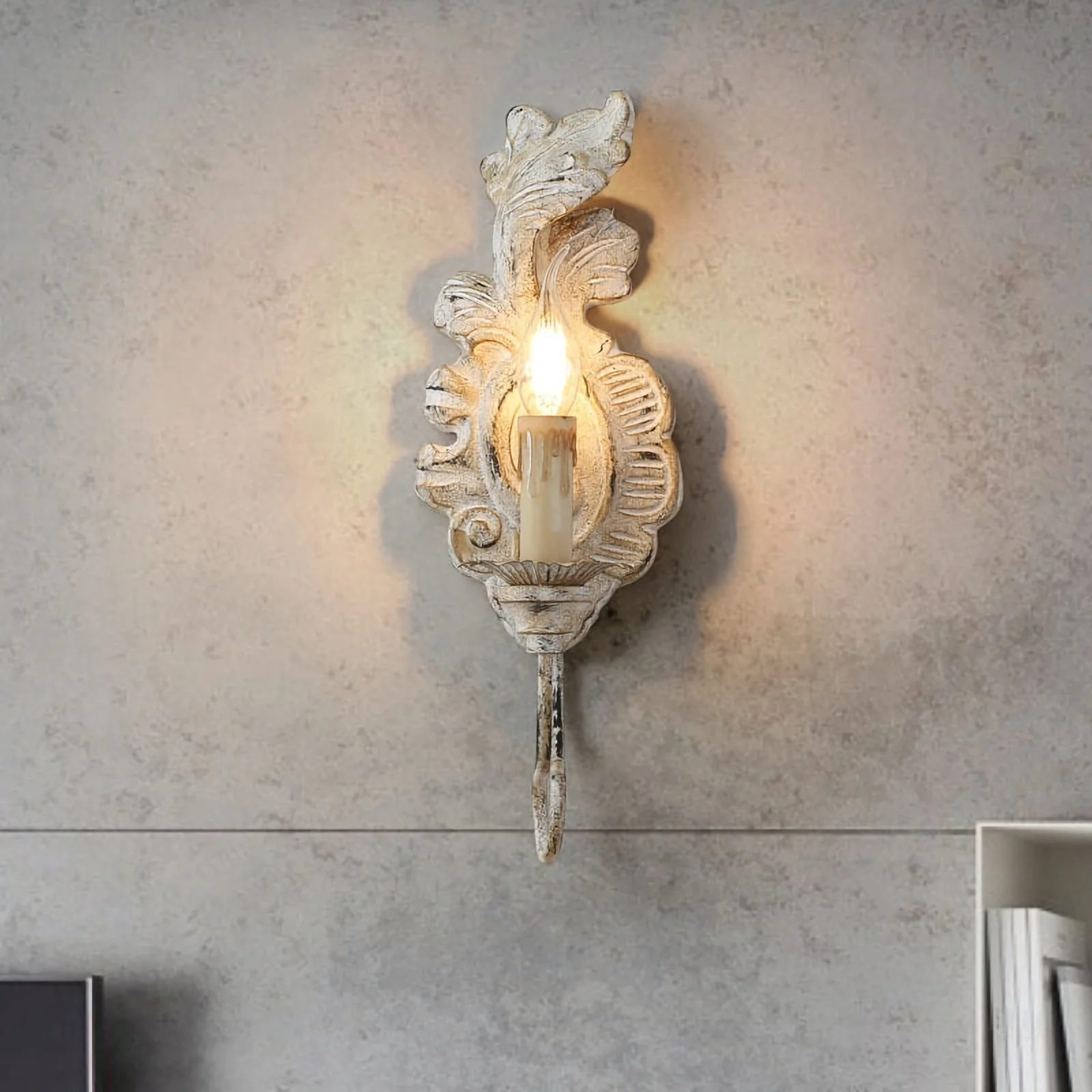Verdure Wood Vintage Wall Lamp - Image 6