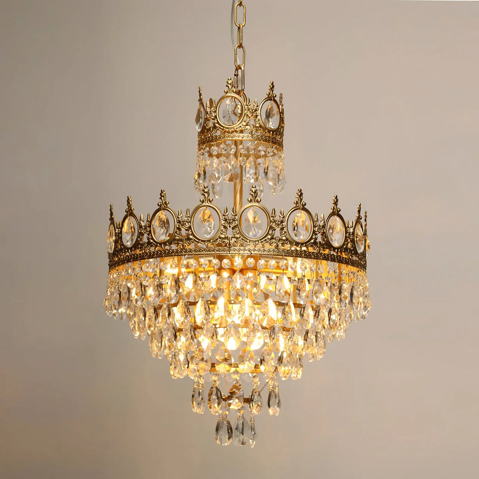 Vintage Crystal Chandelier - Image 16