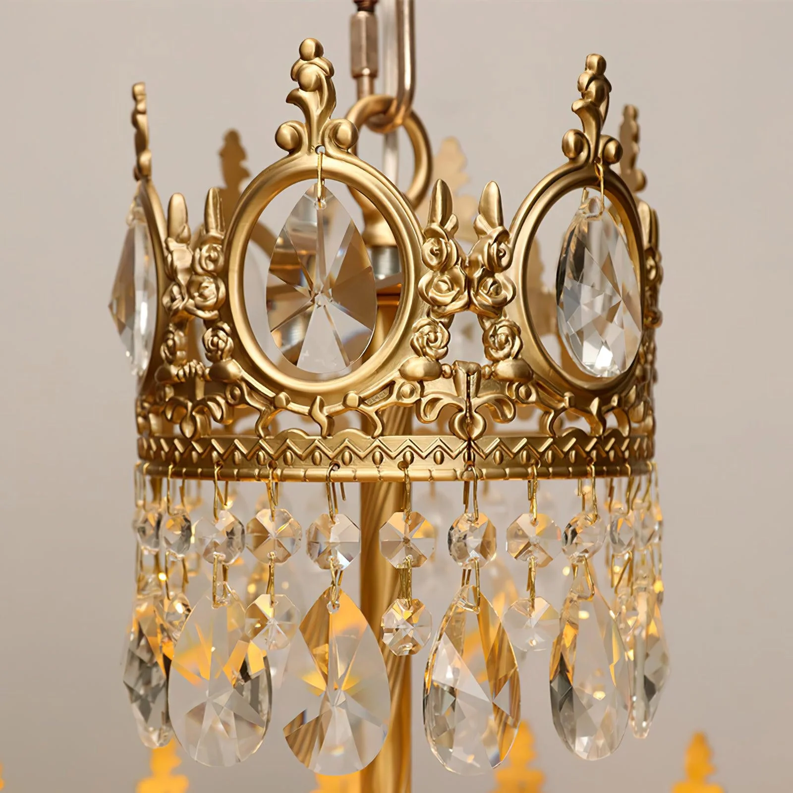 Vintage Crystal Chandelier - Image 25