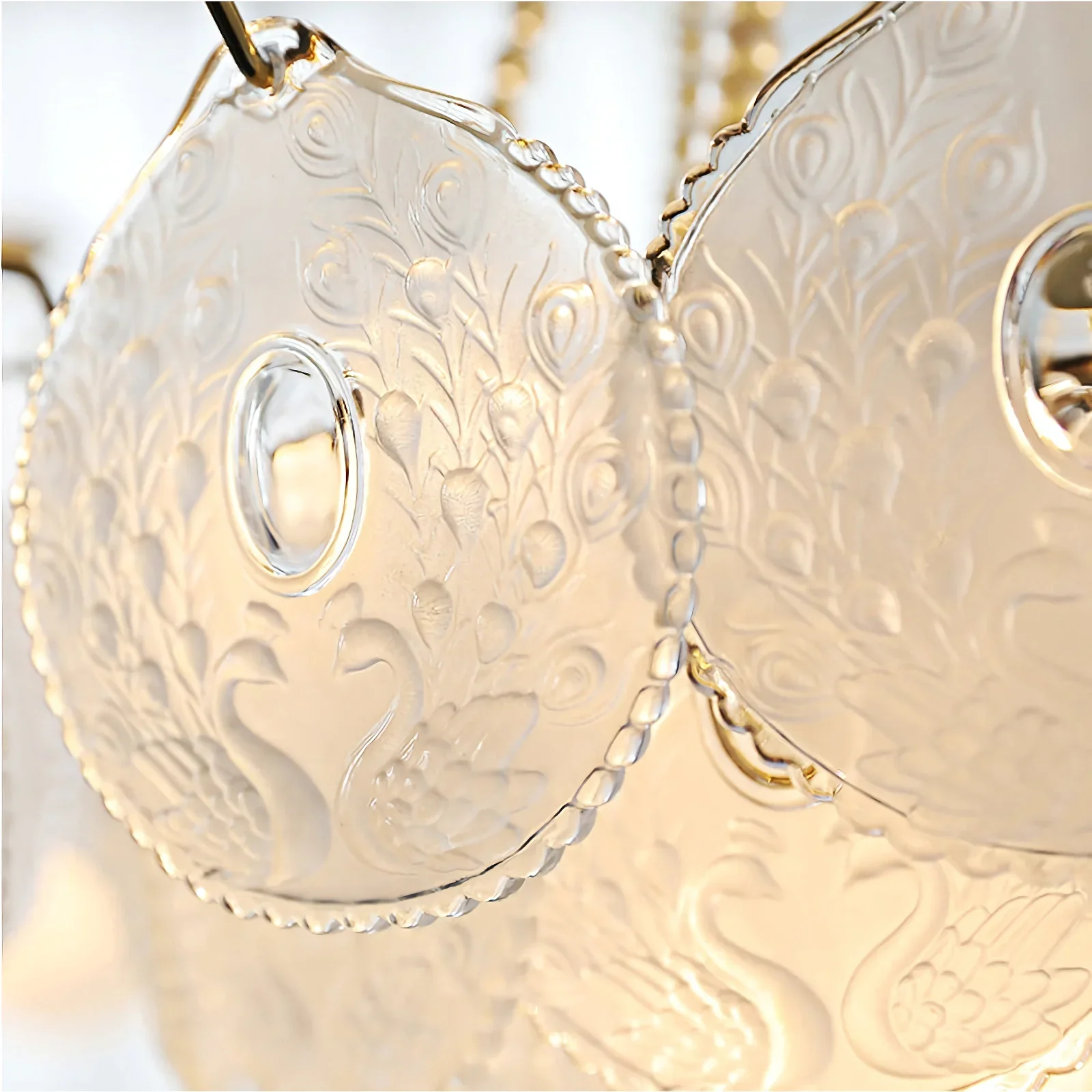 Emerald Art Glass Chandeliers - Image 14