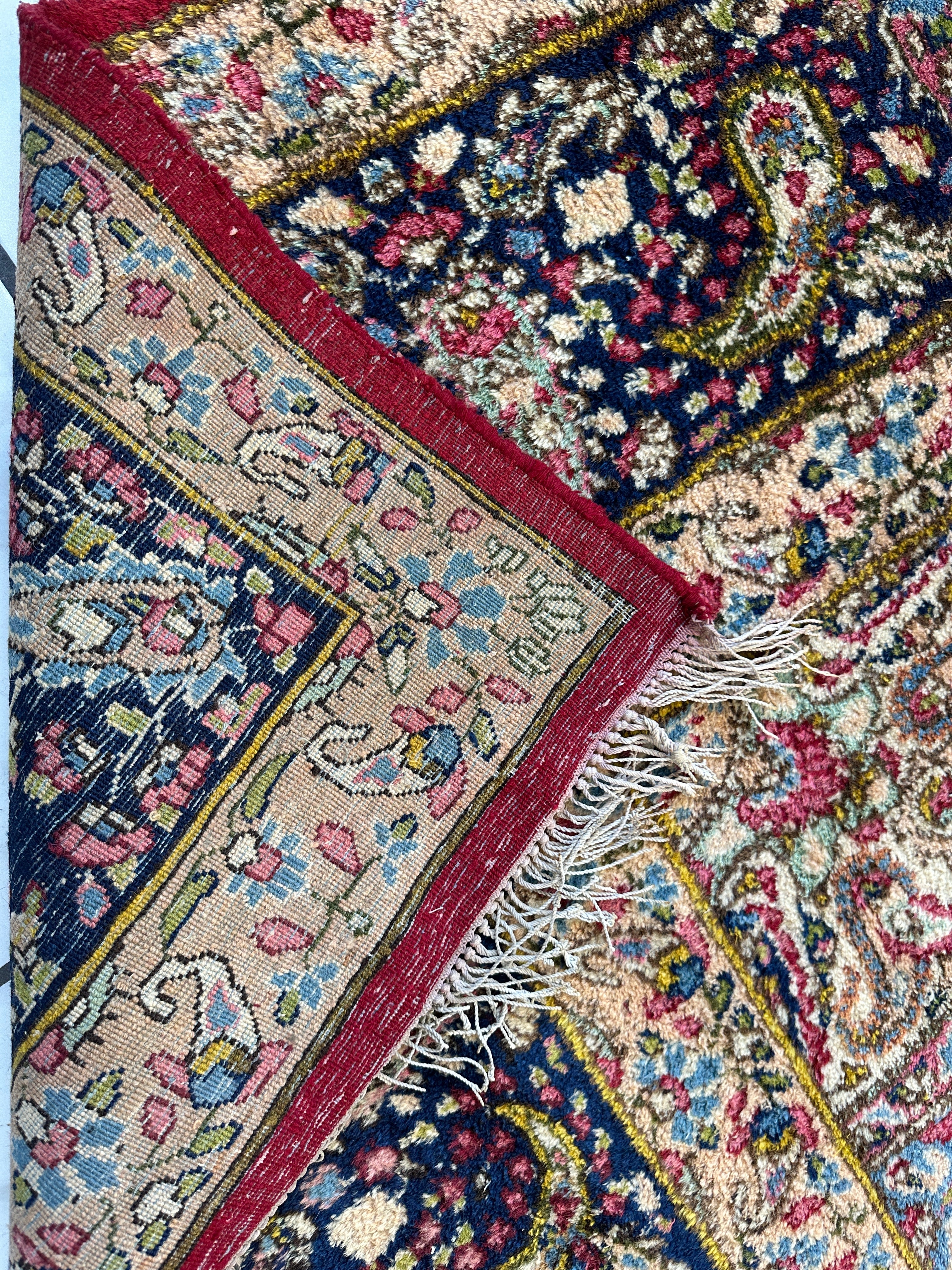 Vintage Kirman Persian Rug | 9’9” x 14’ | Thick Full-Pile Wool | Circa 1960 | K2029 - Image 10