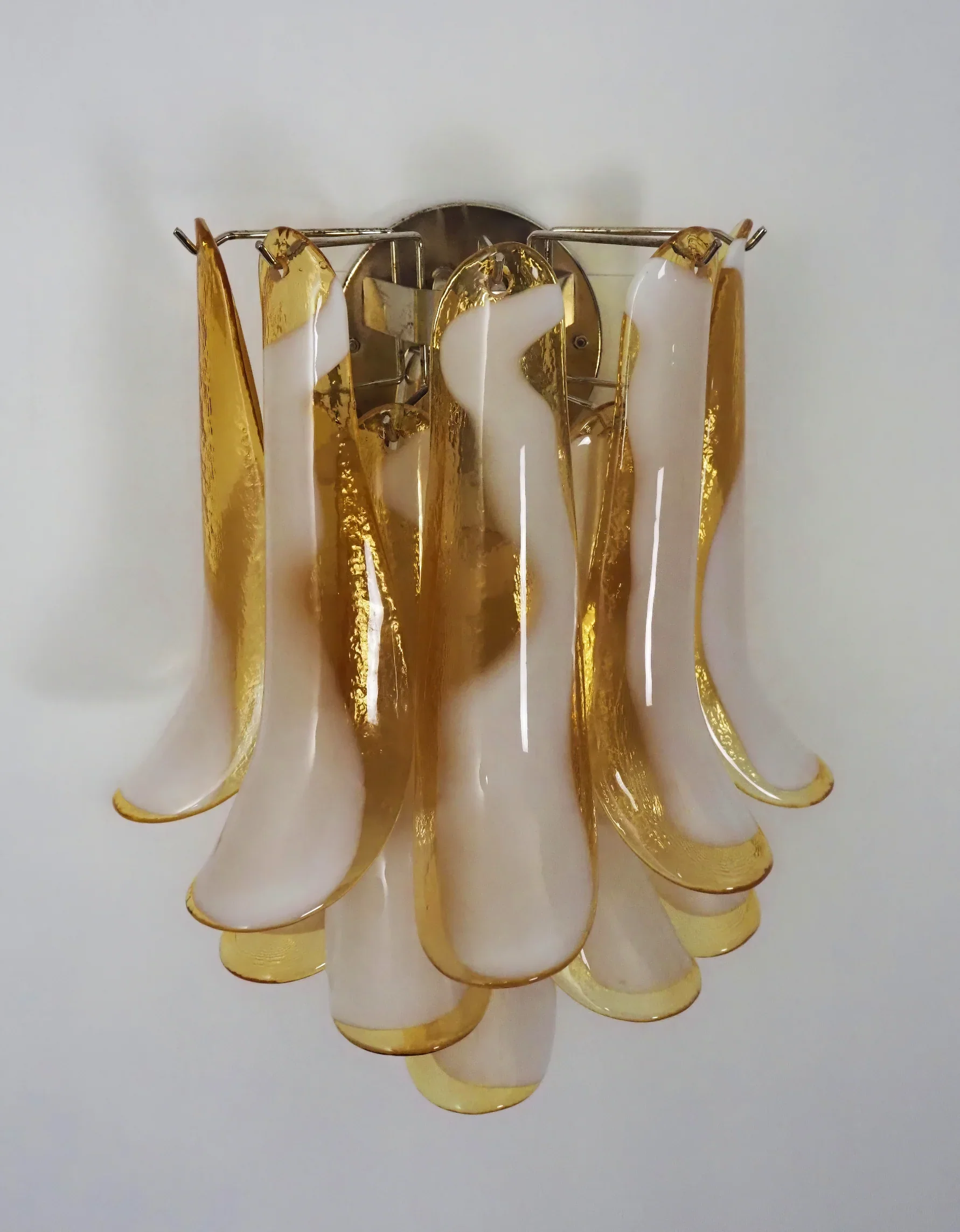 Vintage Murano Caramel Wall Lights - Image 13