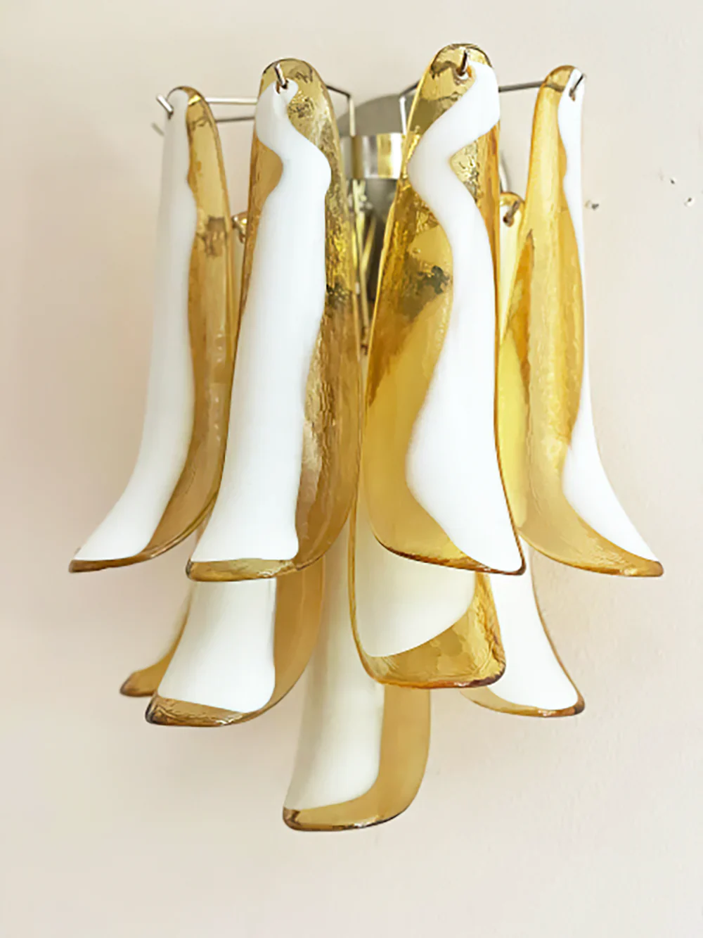Vintage Murano Caramel Wall Lights - Image 14