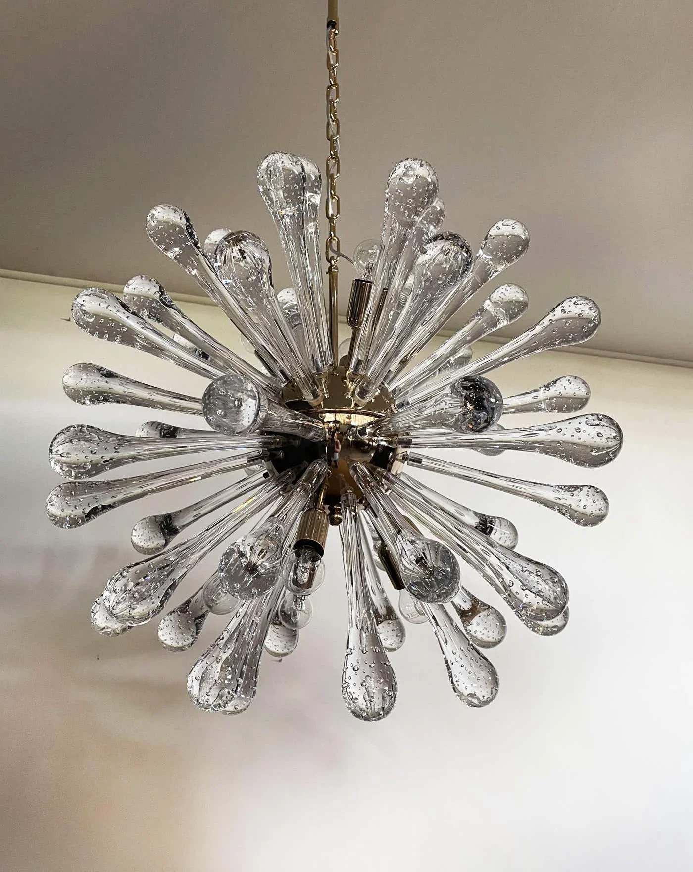 Vintage Murano Sputnik Glass Chandelier - Image 10