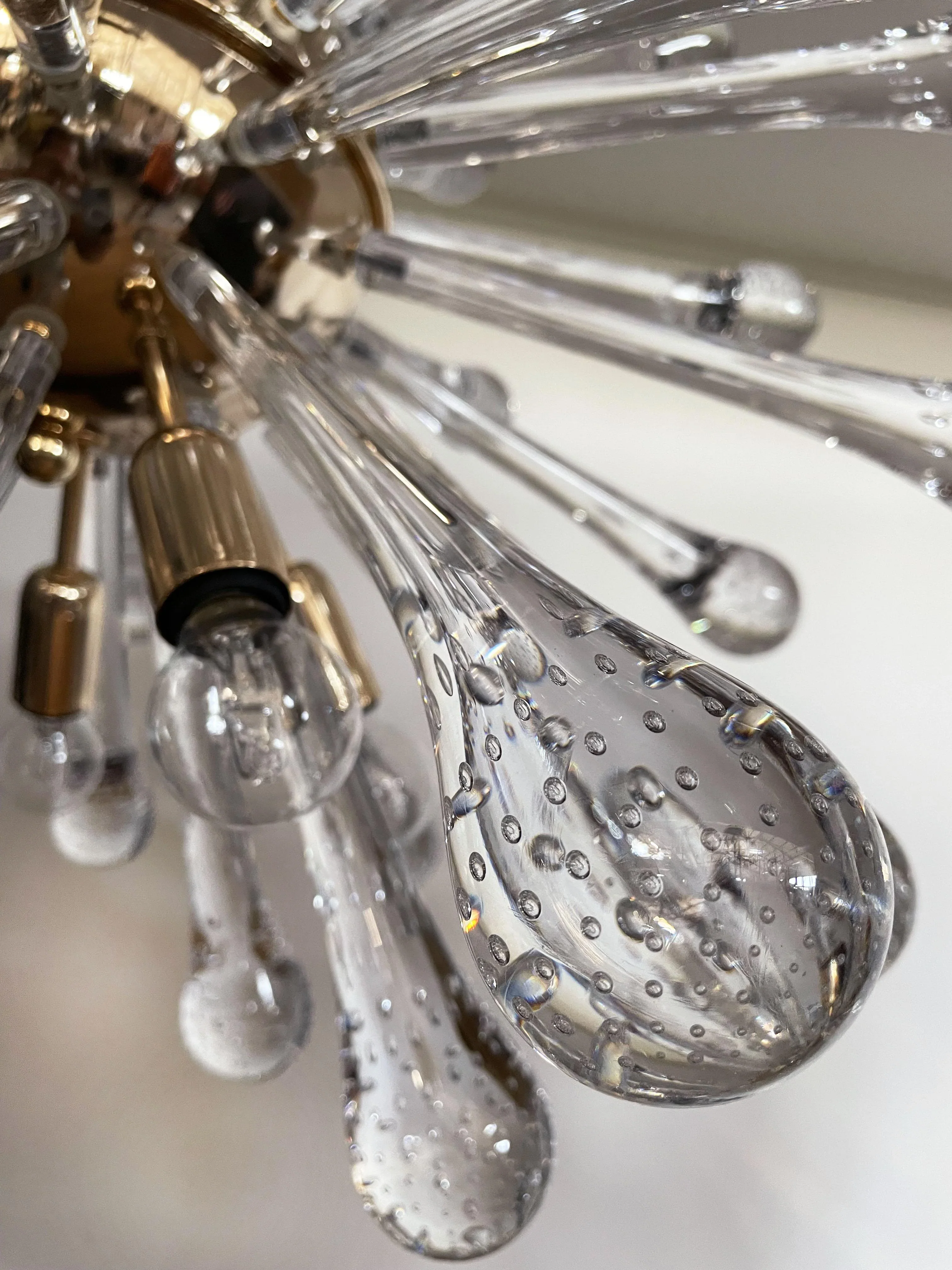 Vintage Murano Sputnik Glass Chandelier - Image 12