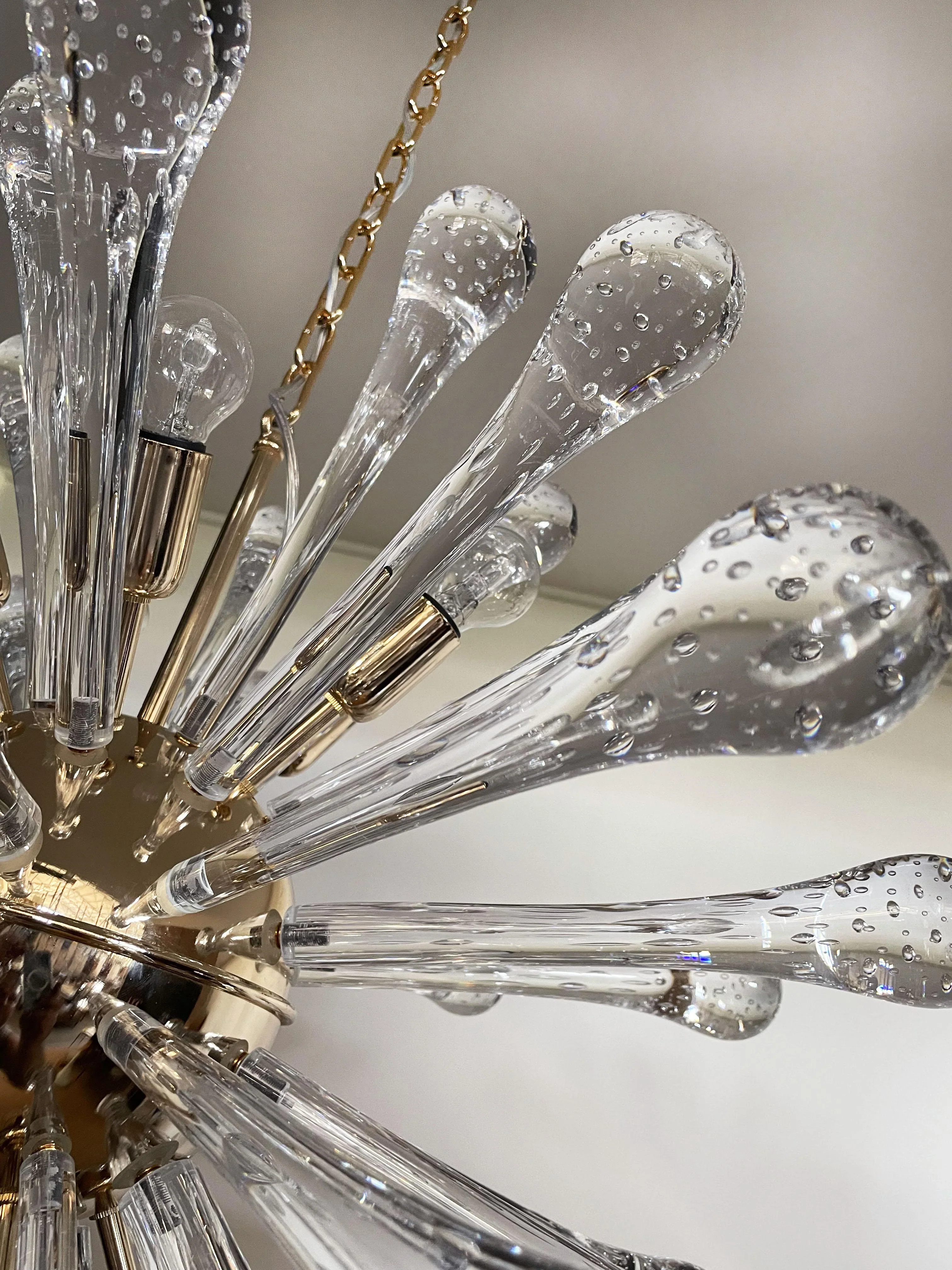 Vintage Murano Sputnik Glass Chandelier - Image 13